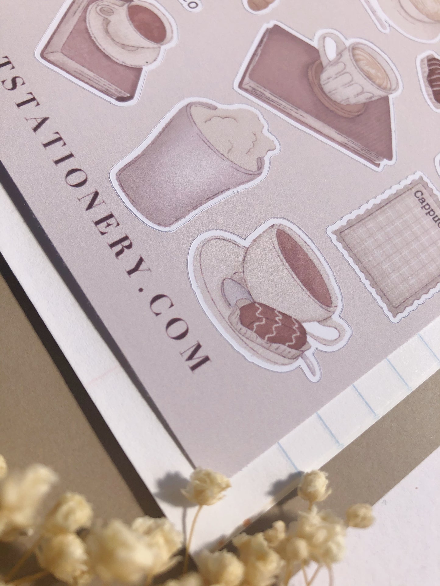 "Coffee"  Sticker Sheet