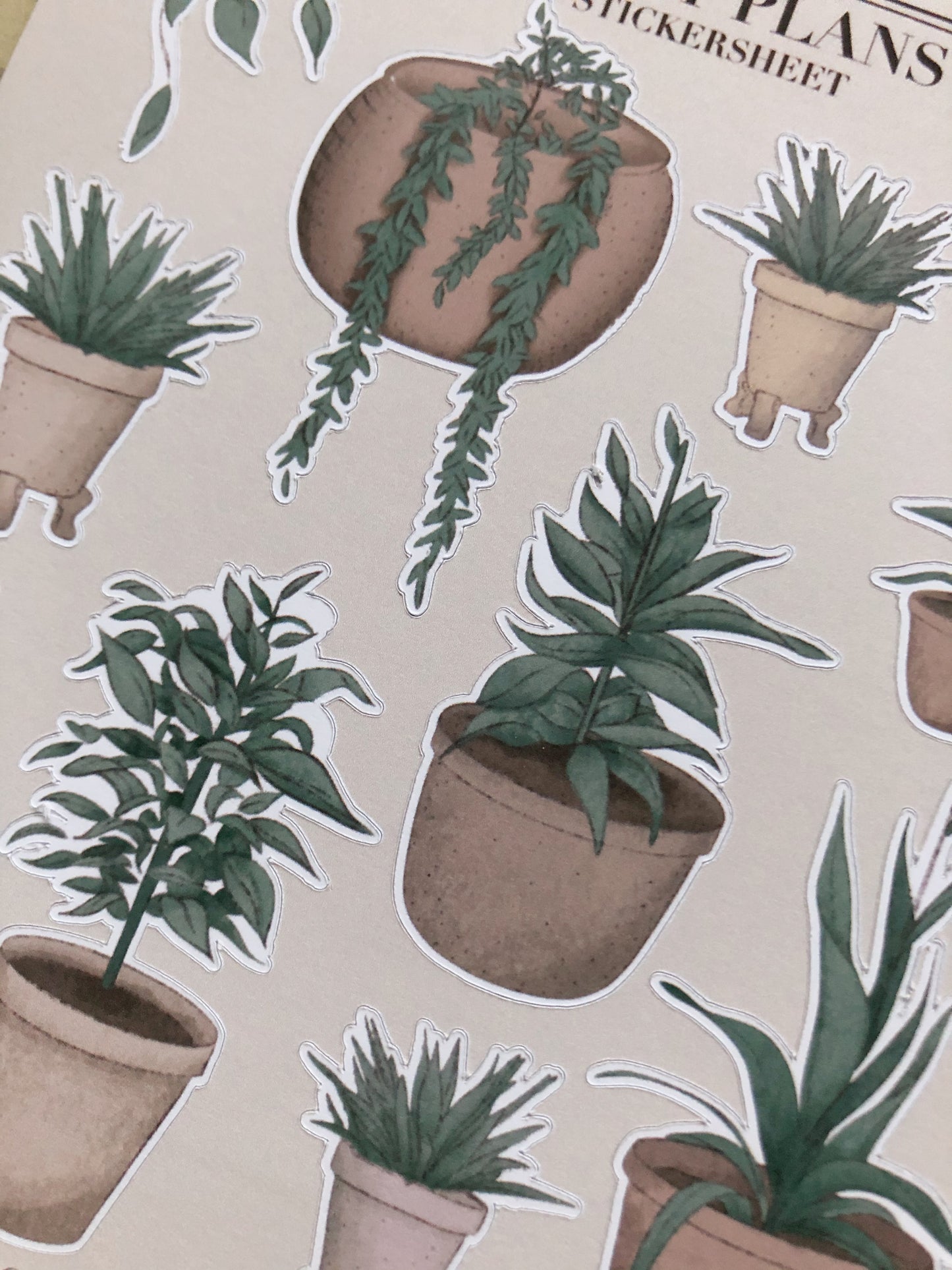 "Plant Plans" Sticker Sheet
