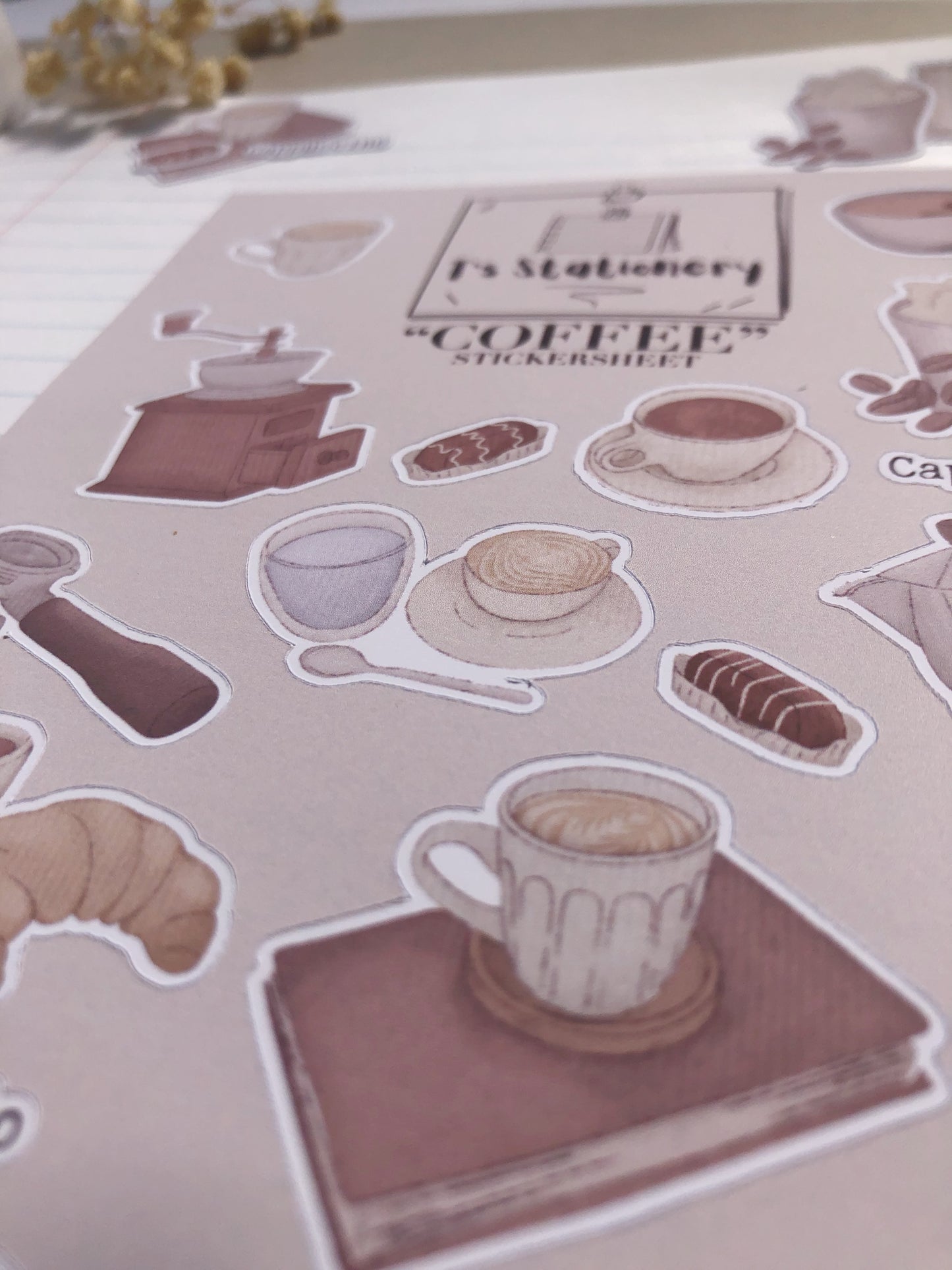 "Coffee"  Sticker Sheet