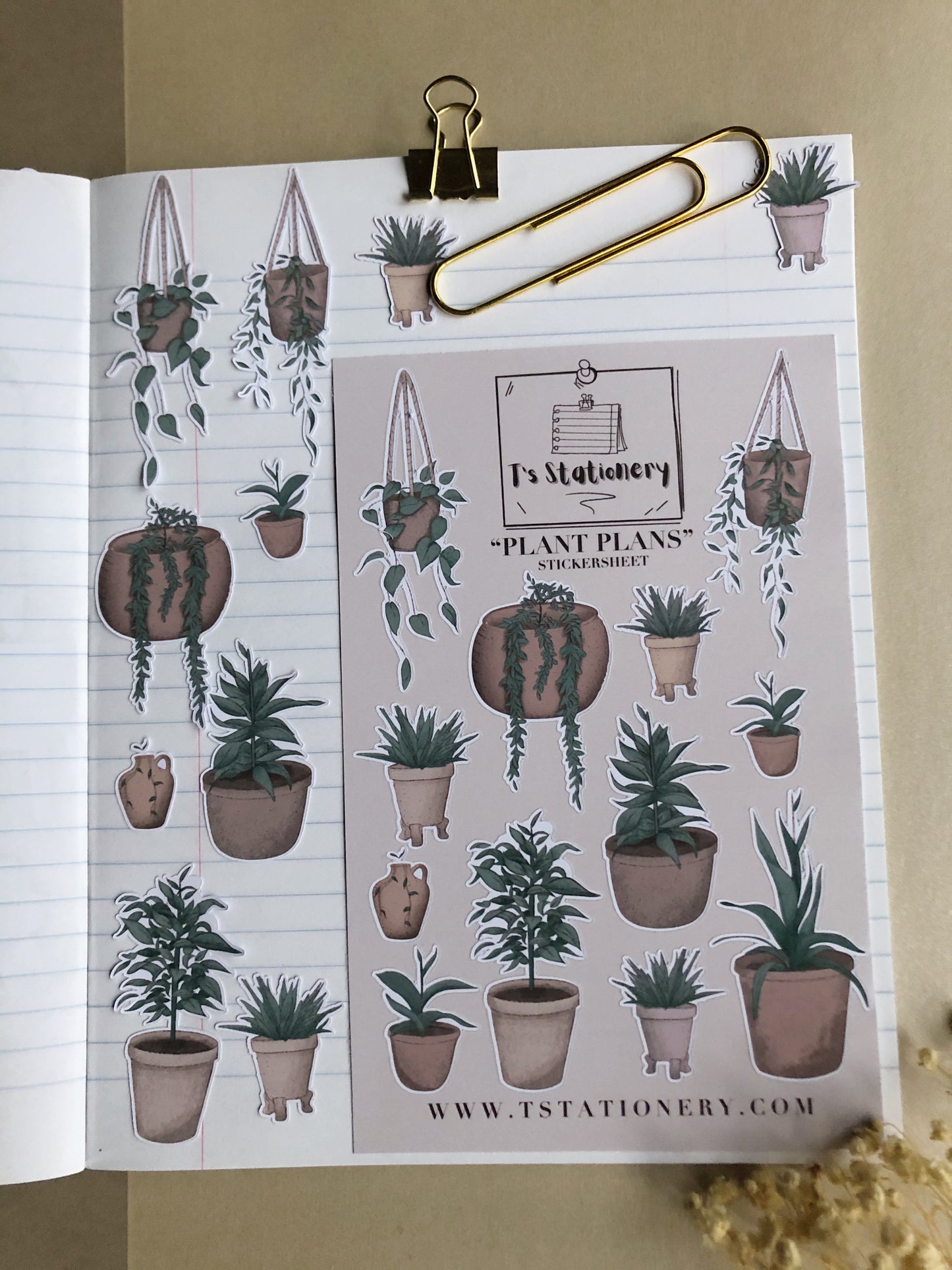 "Plant Plans" Sticker Sheet