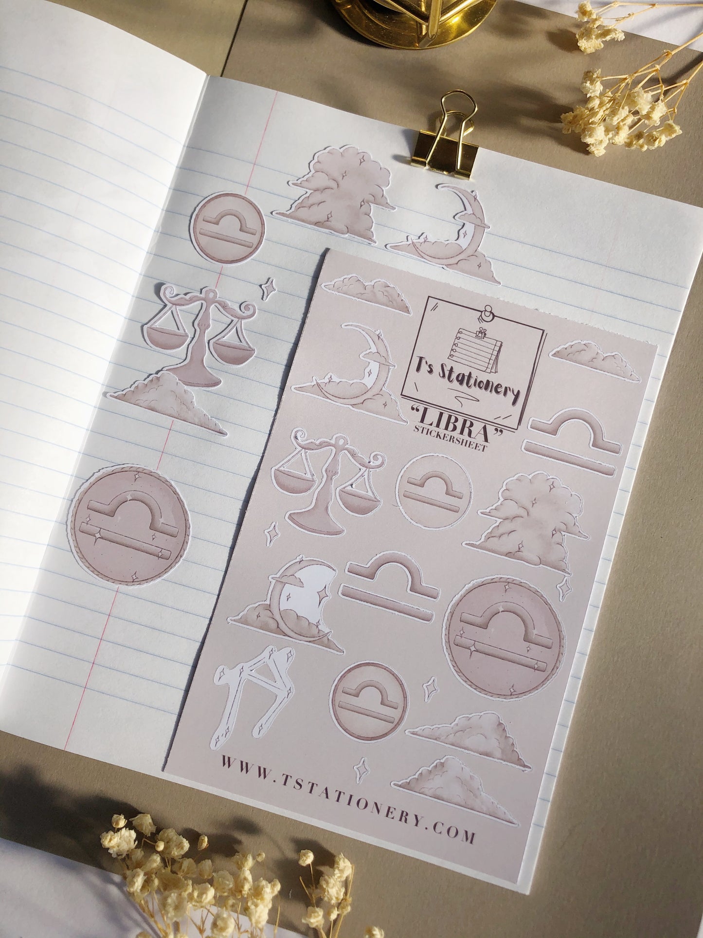 "Libra" Sticker Sheet