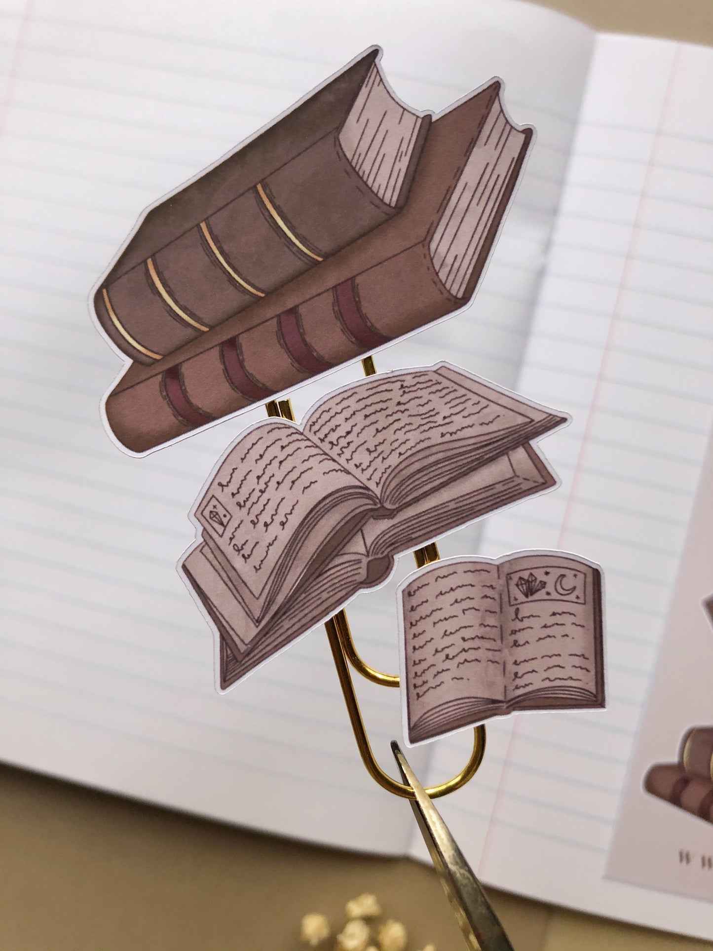 "Old Books" Sticker Sheet