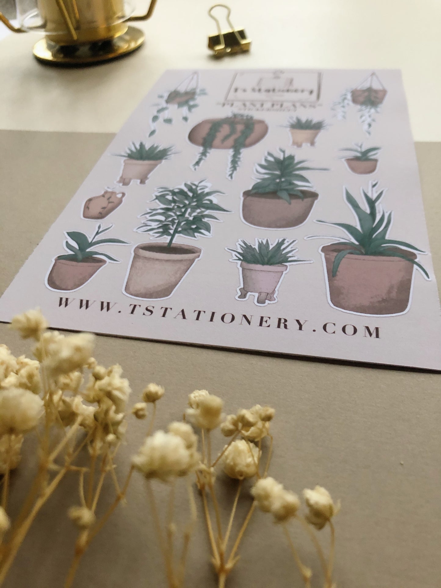 "Plant Plans" Sticker Sheet