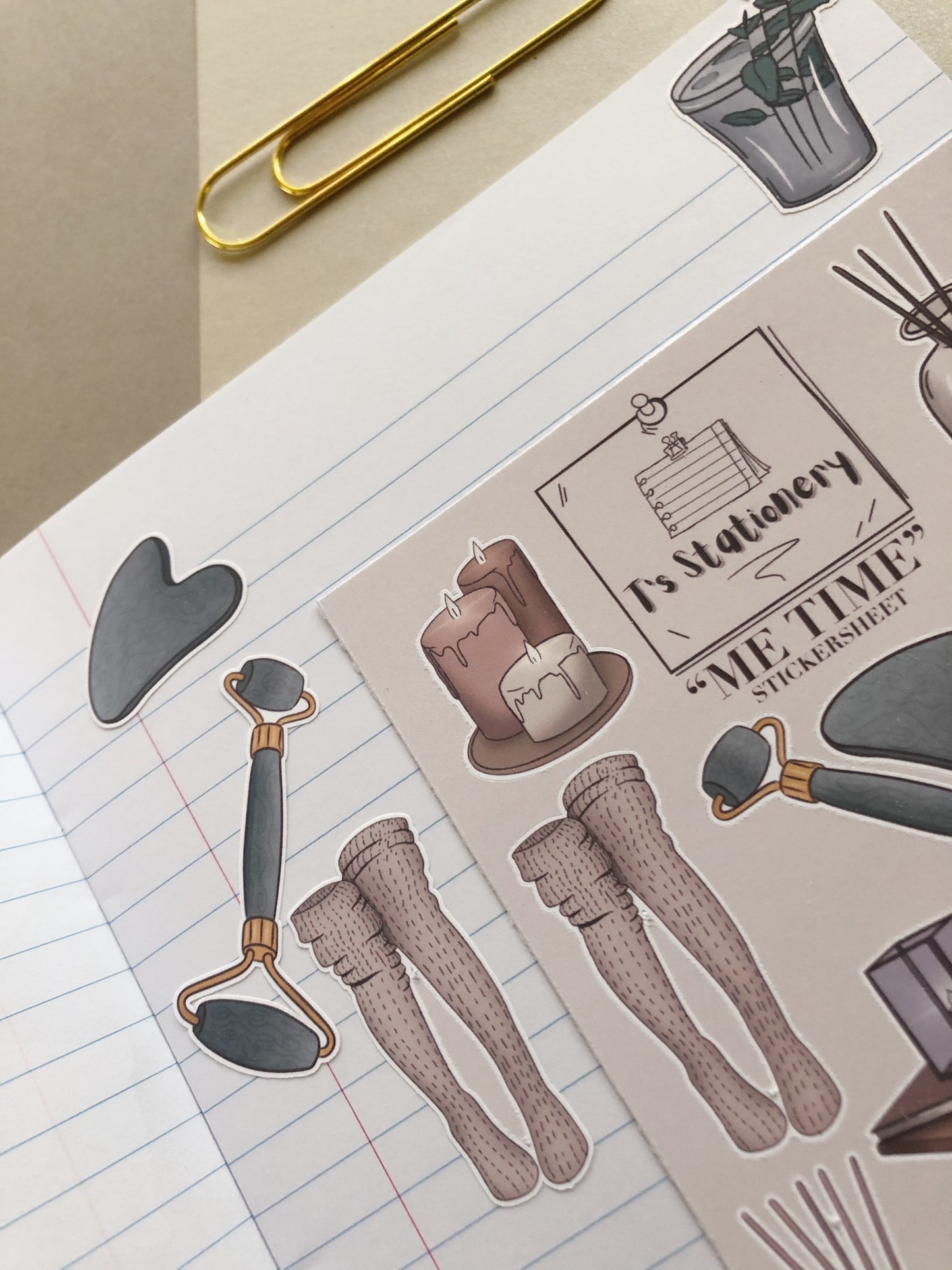 "Me Time" Sticker Sheet