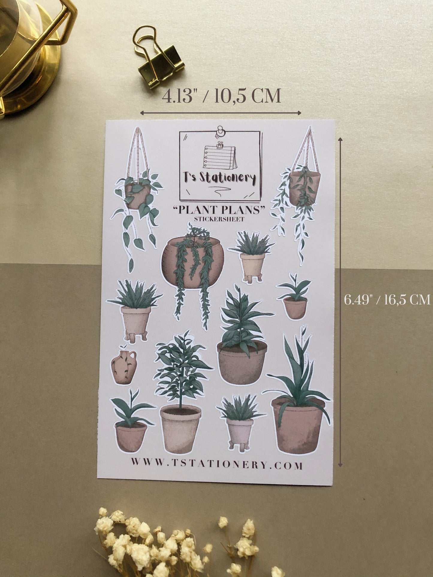 "Plant Plans" Sticker Sheet