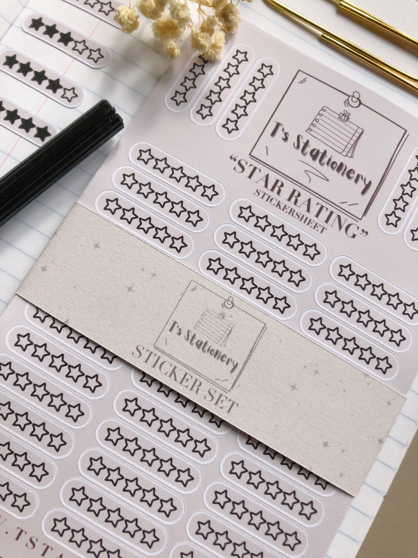 "Star Rating" Sticker Sheet