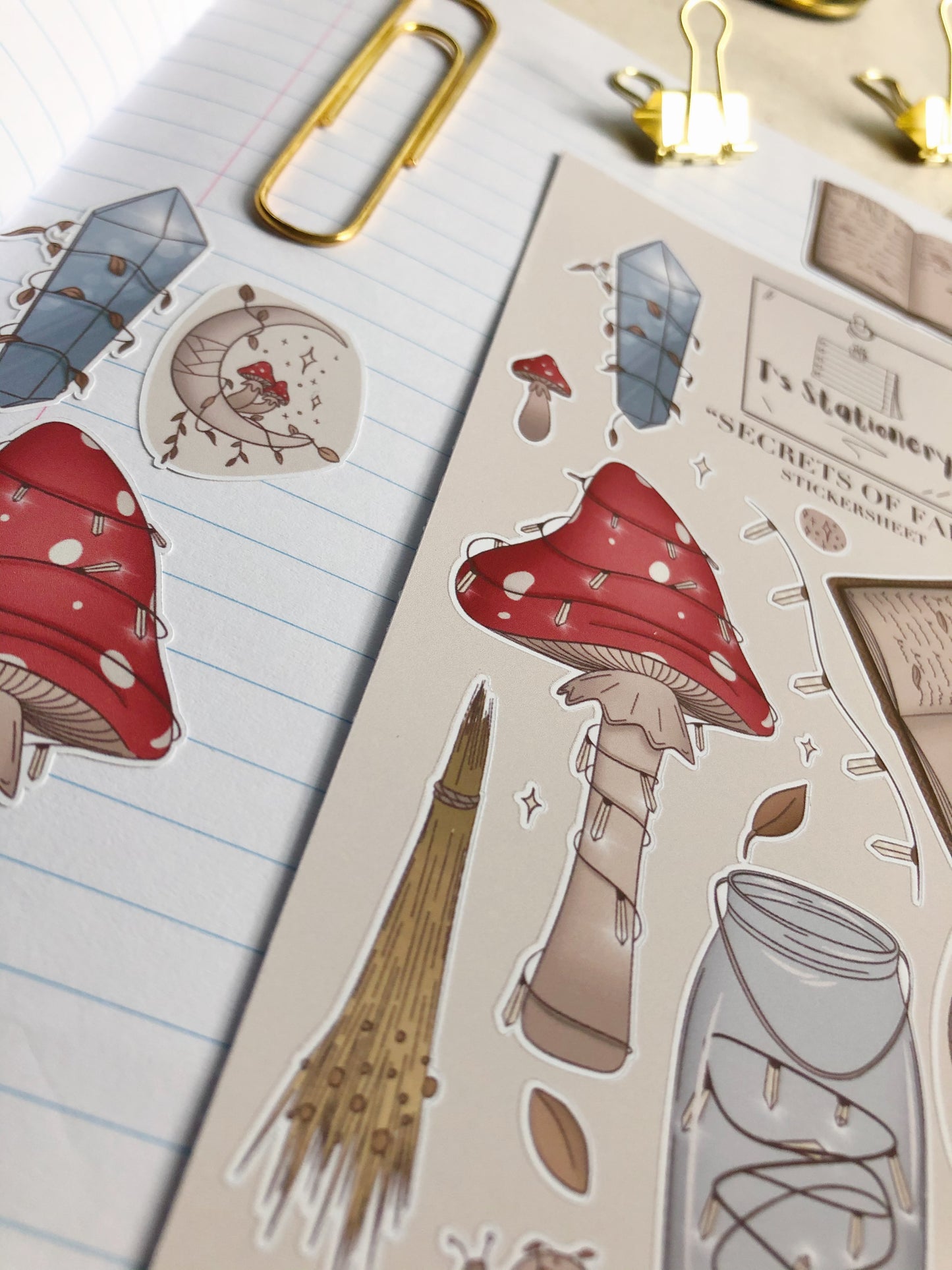 "Secrets Of Fall" Sticker Sheet