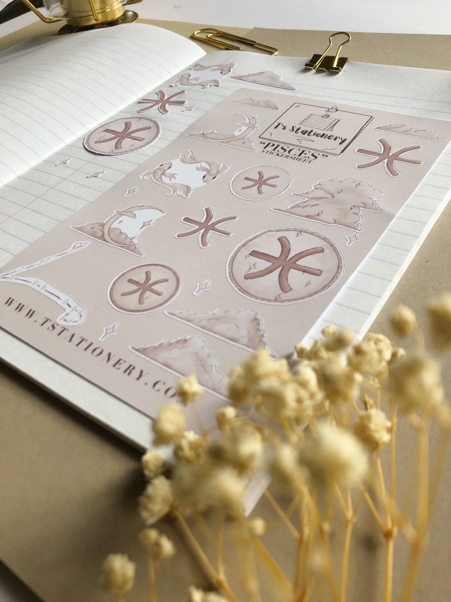 "Pisces" Sticker Sheet