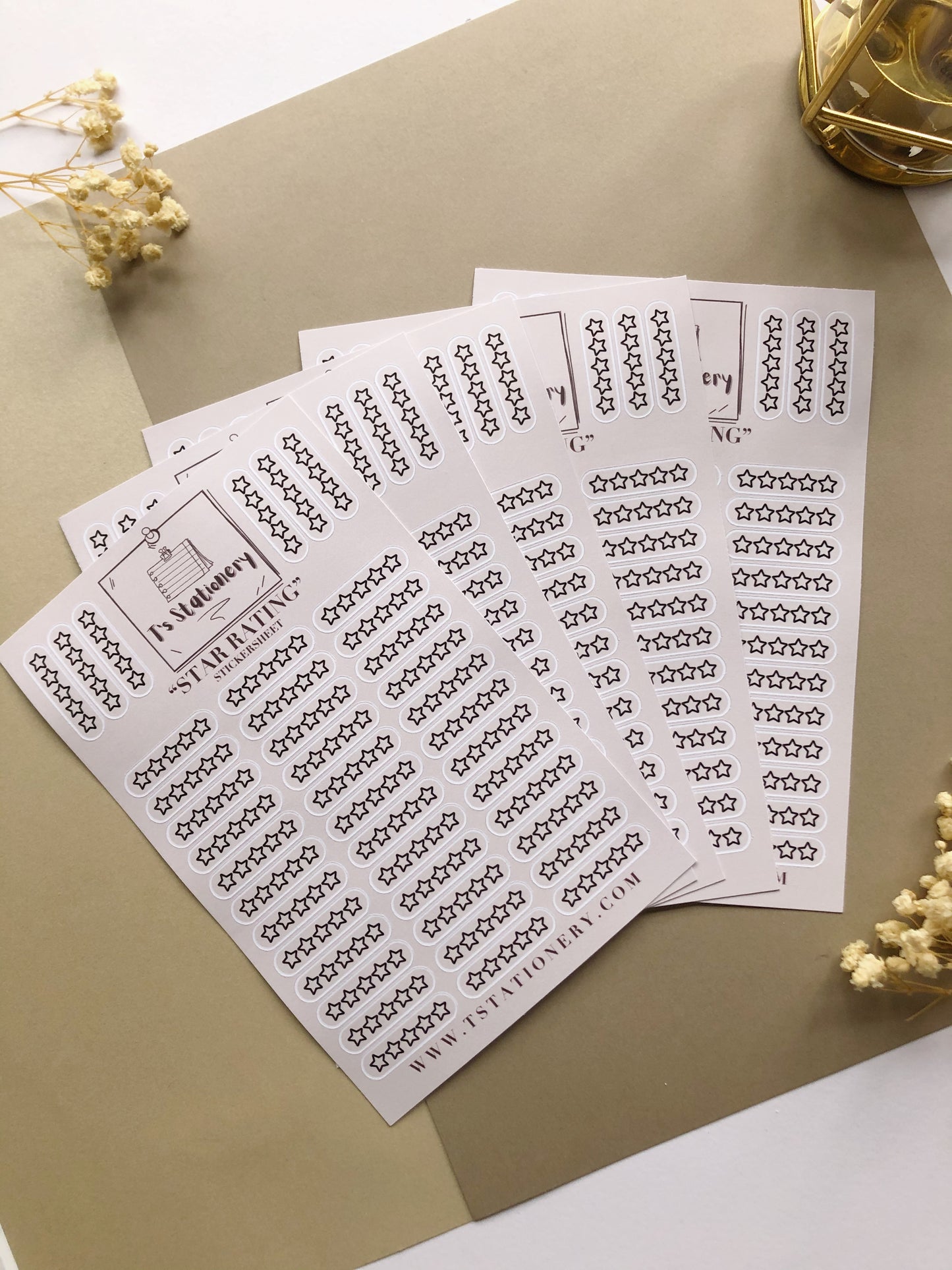 "Star Rating" Sticker Sheet