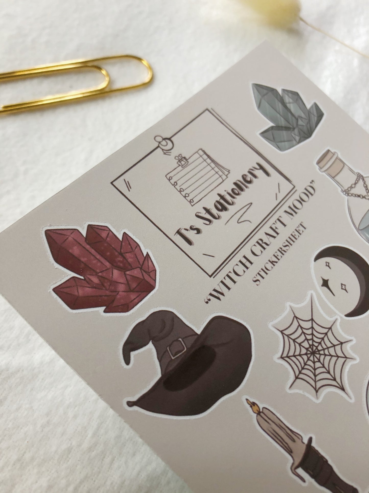 "Witchcraft Mood" Stickers Sheet
