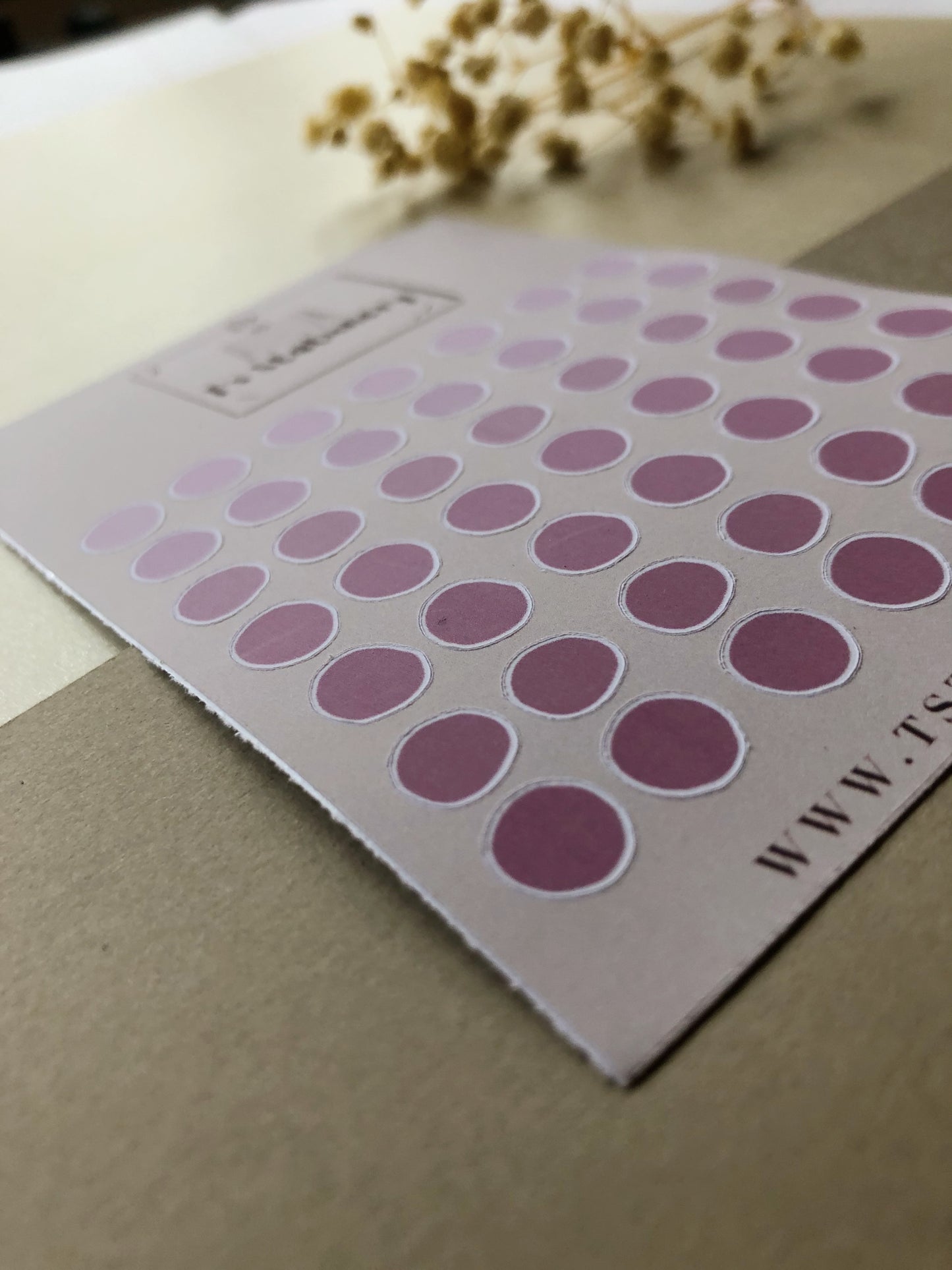 "Pastel Pink Dots"