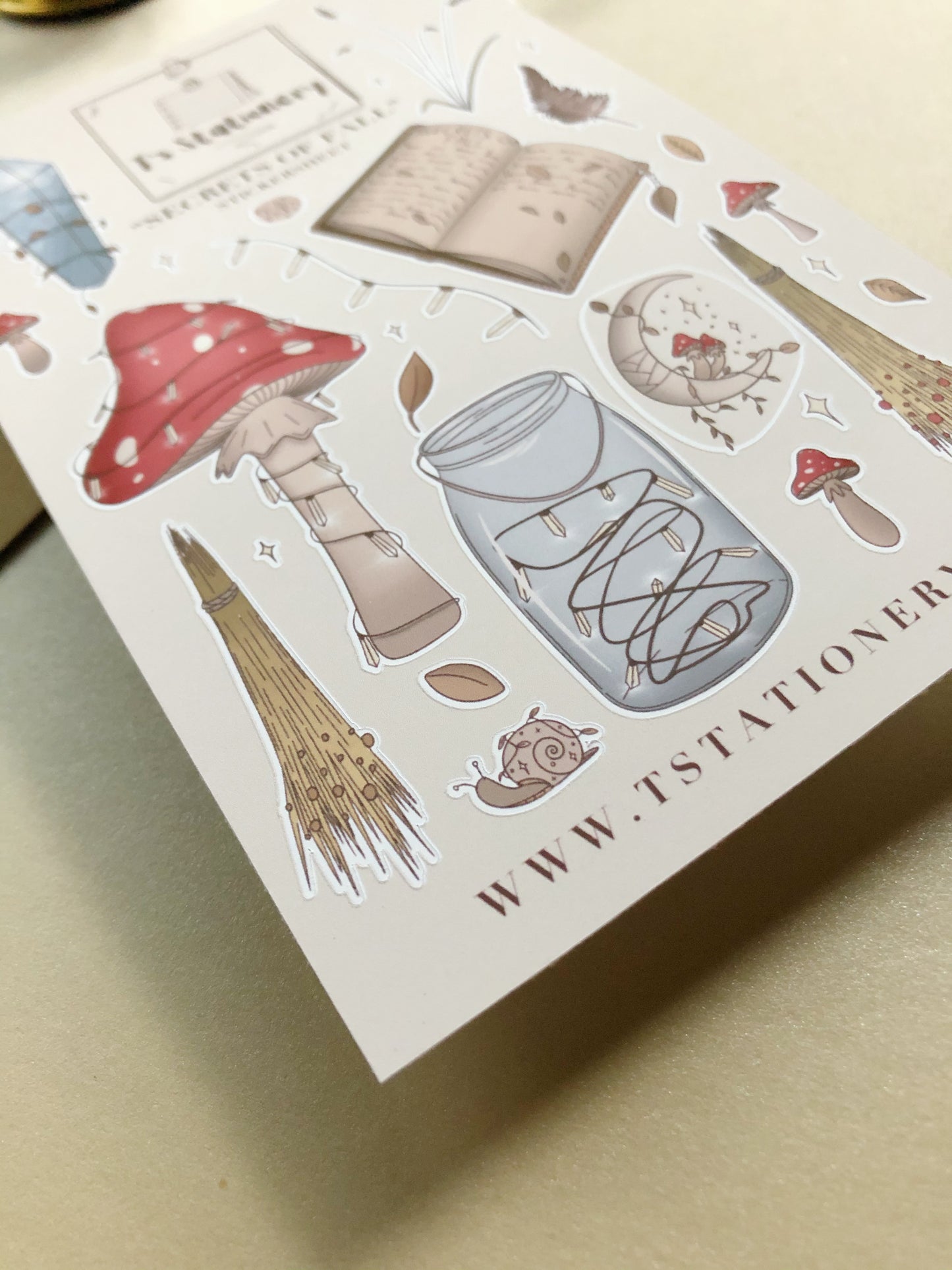 "Secrets Of Fall" Sticker Sheet