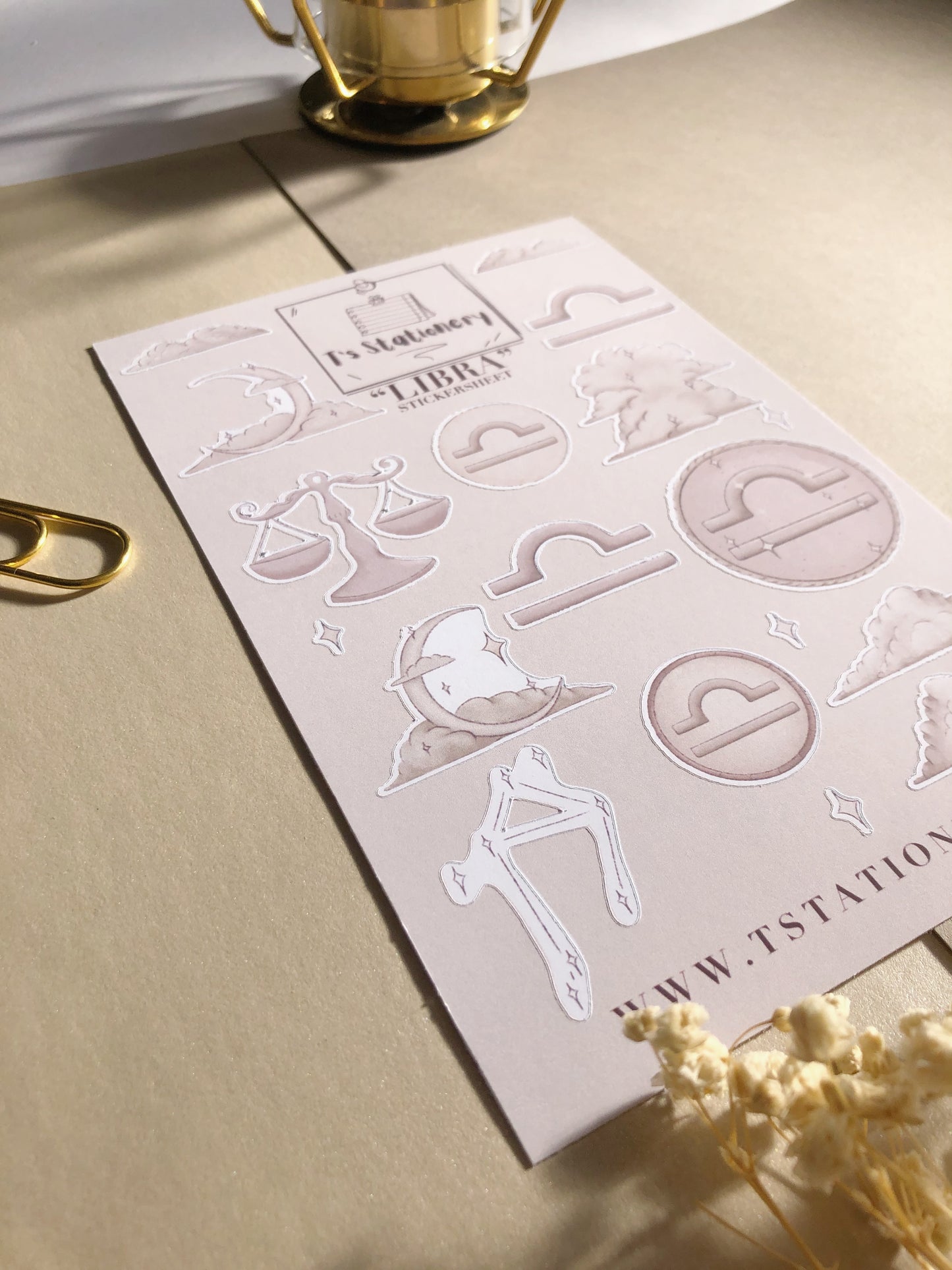 "Libra" Sticker Sheet