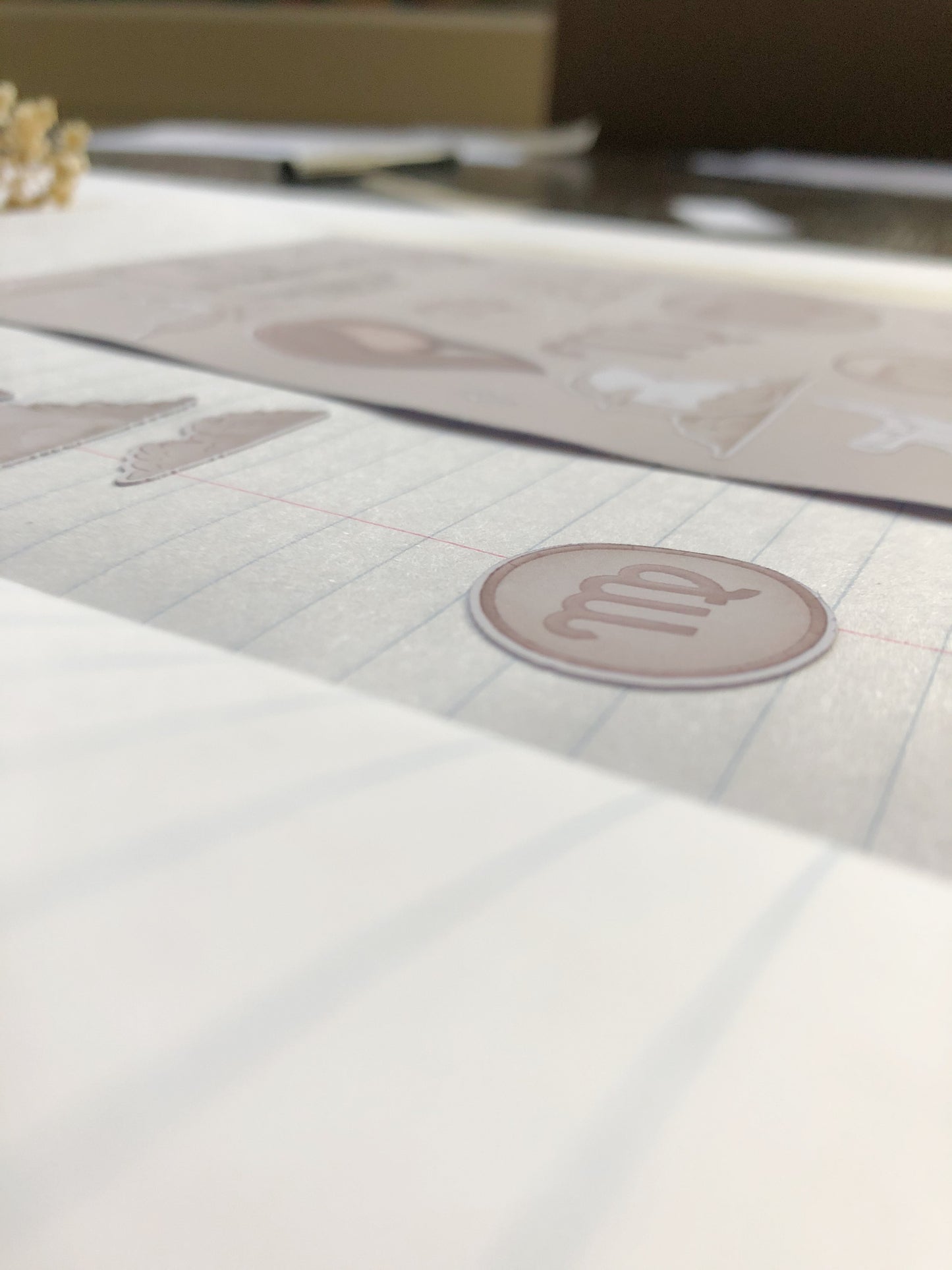 "Virgo"  Sticker Sheet