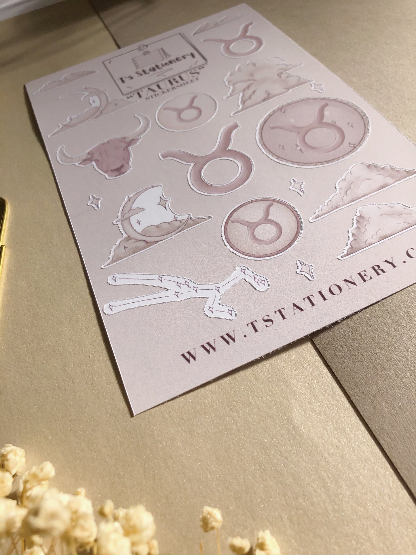 "Taurus" Sticker Sheet