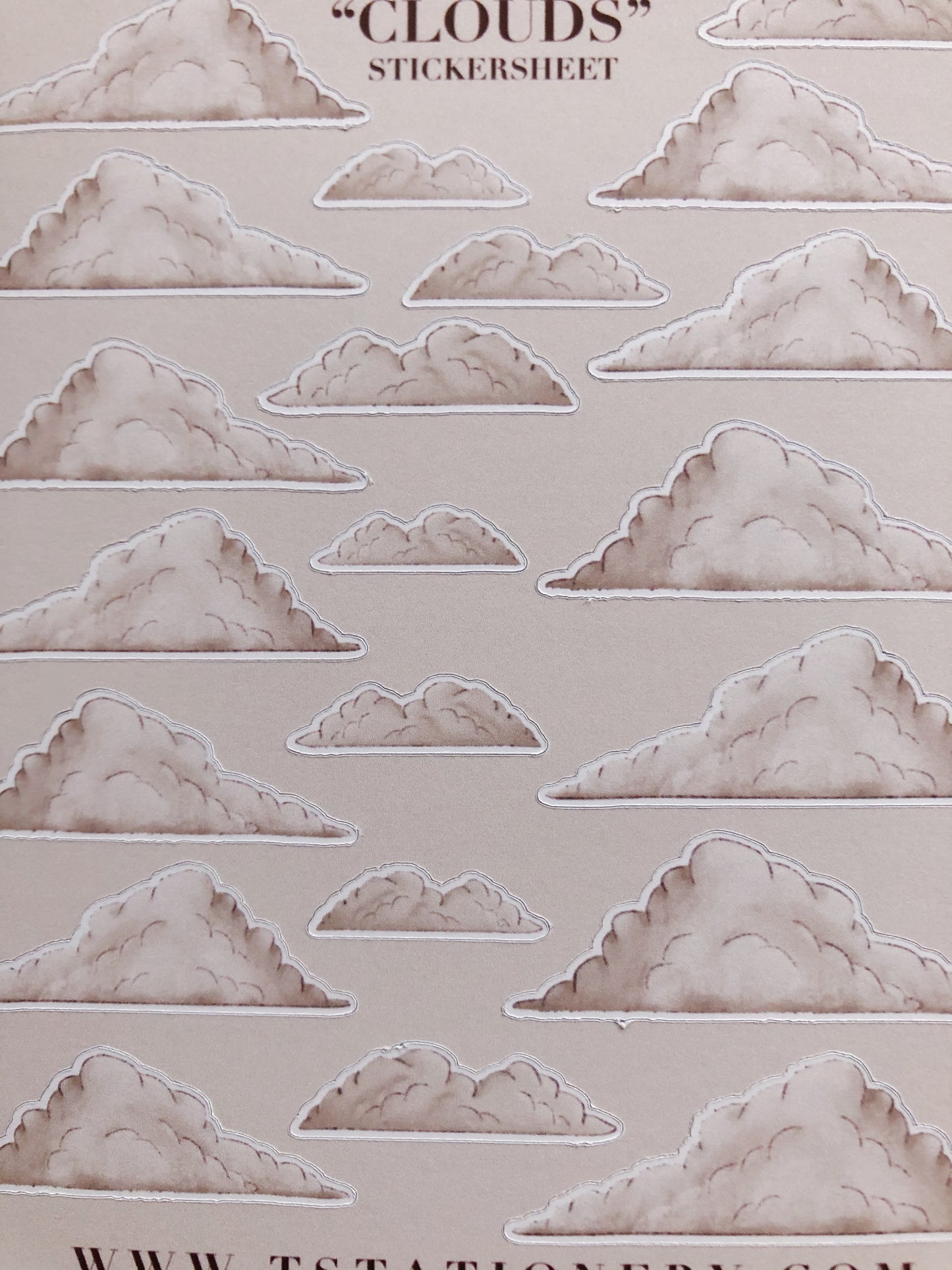 "Clouds"  Sticker Sheet