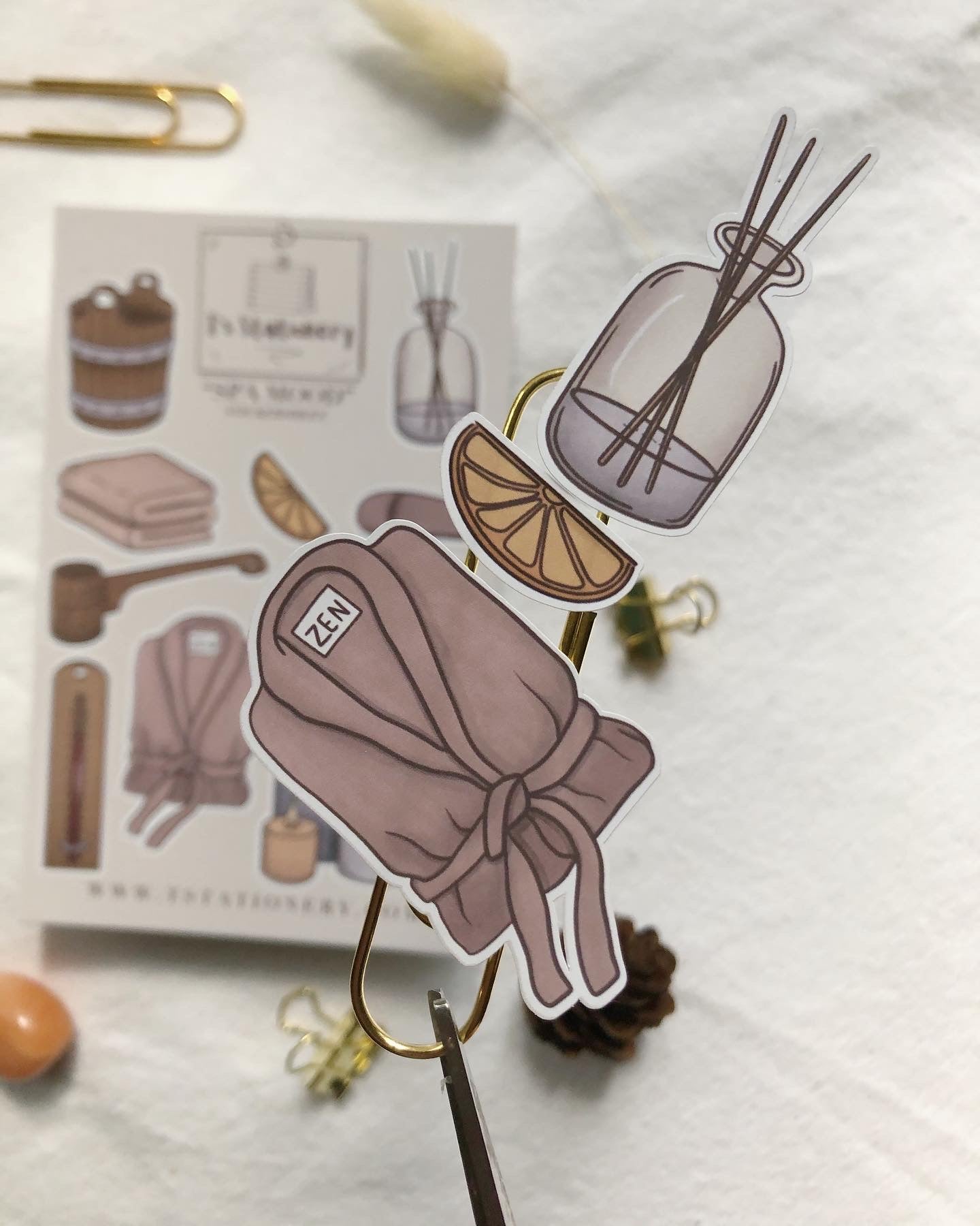 "Spa Mood" Sticker Sheet
