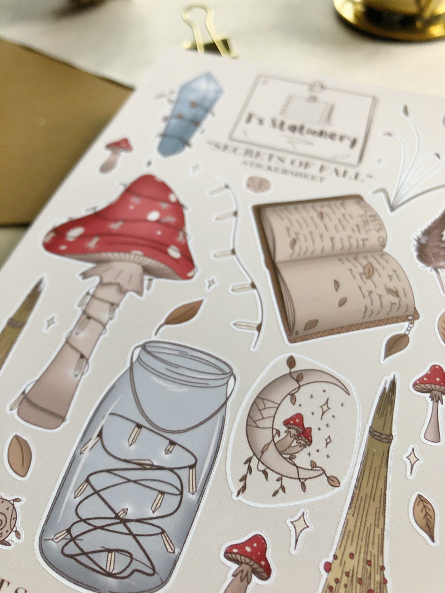 "Secrets Of Fall" Sticker Sheet