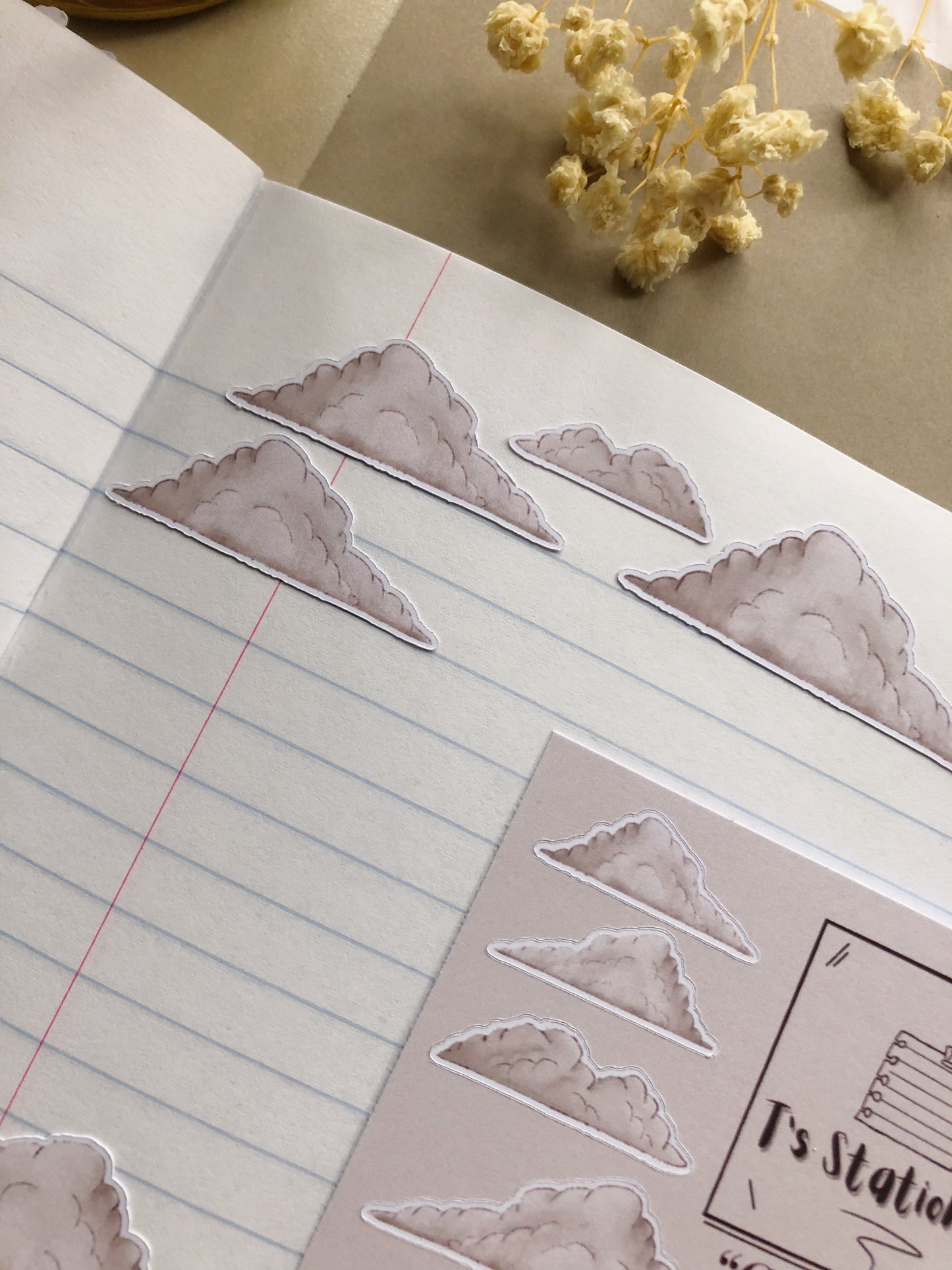 "Clouds"  Sticker Sheet