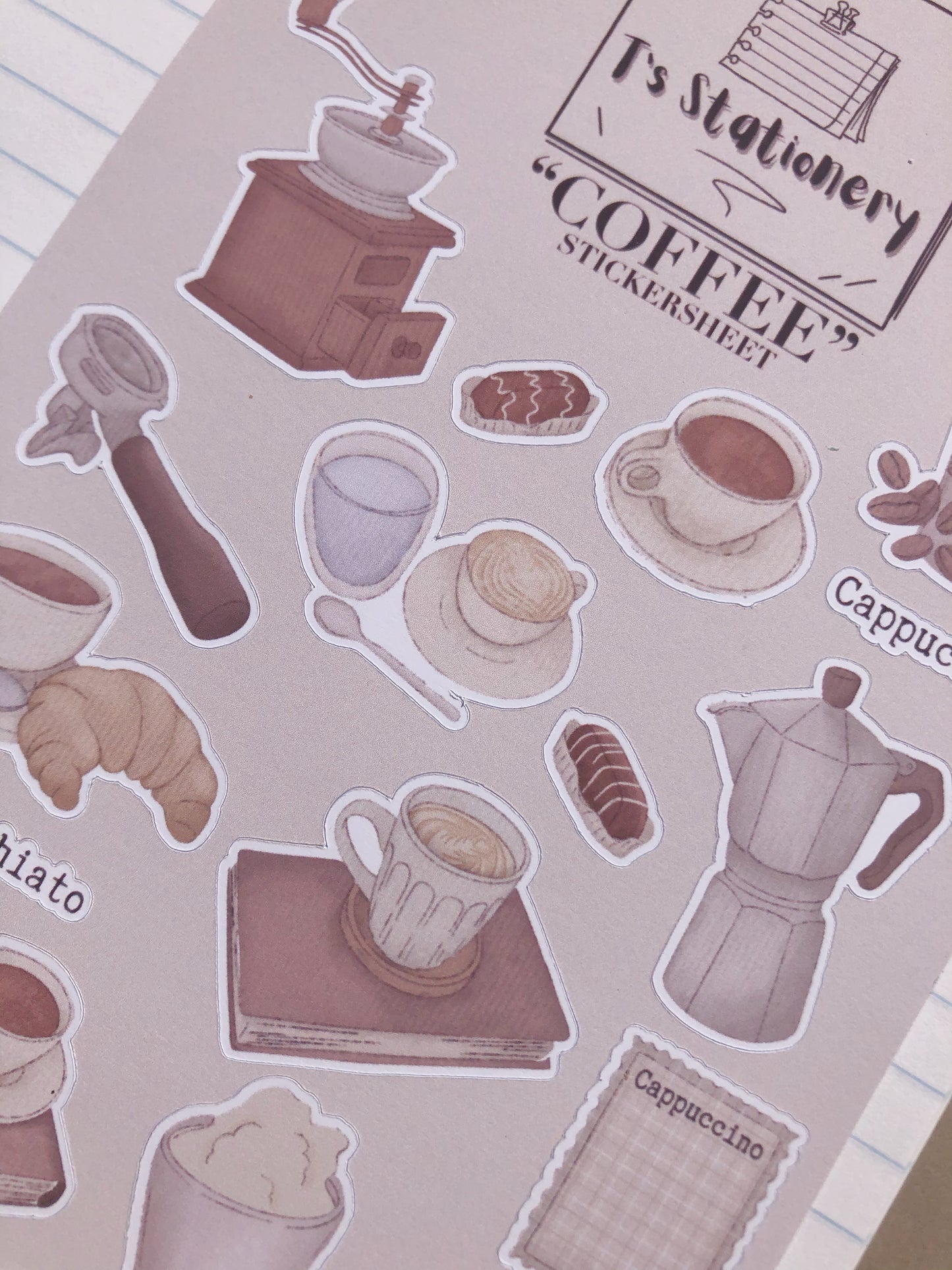 "Coffee"  Sticker Sheet