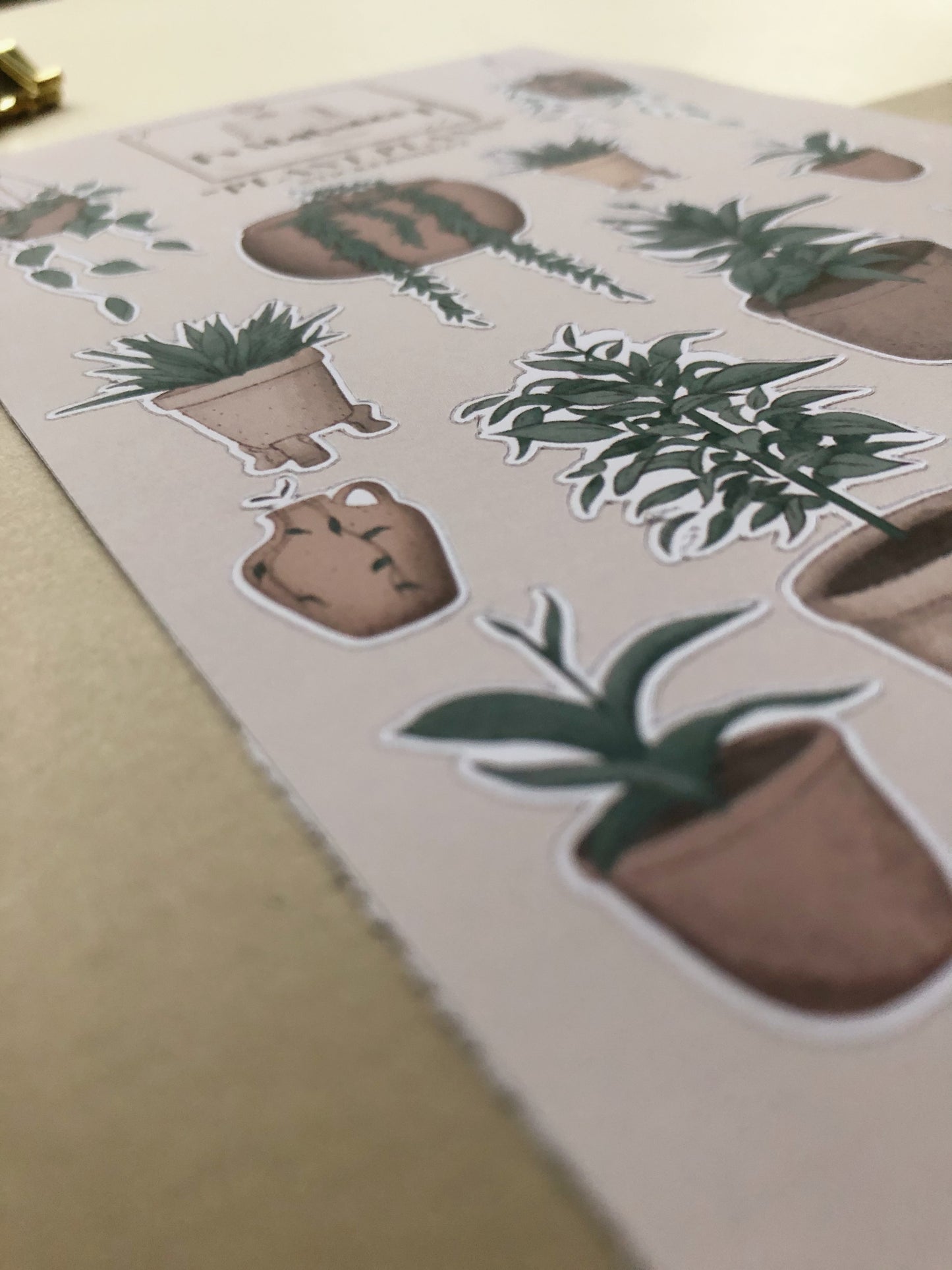 "Plant Plans" Sticker Sheet