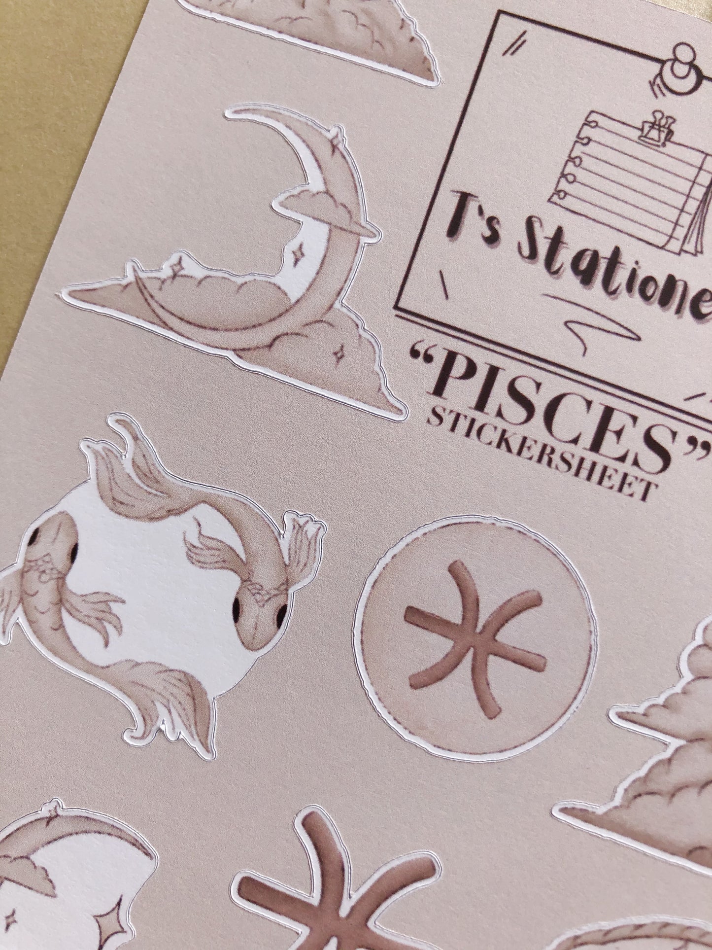 "Pisces" Sticker Sheet