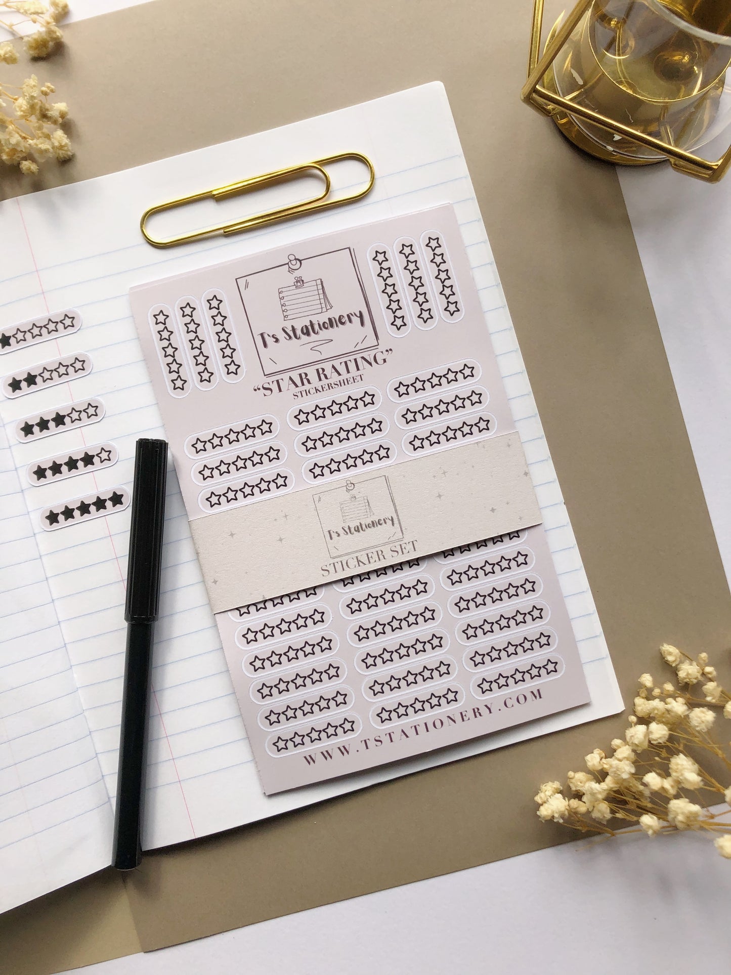 "Star Rating" Sticker Sheet