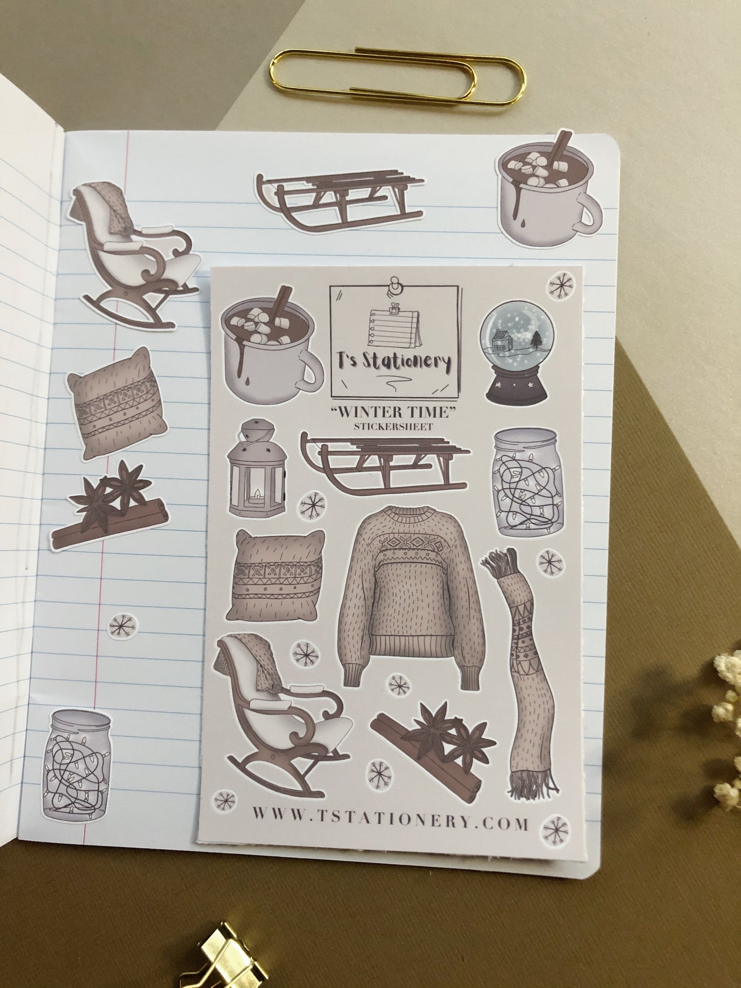 "Winter Time" Sticker Sheet