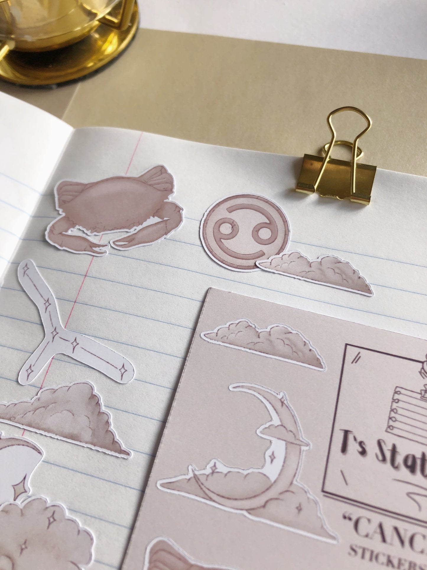 "Cancer"  Sticker Sheet