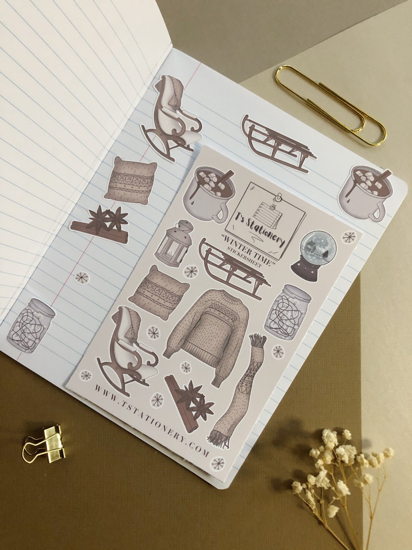 "Winter Time" Sticker Sheet