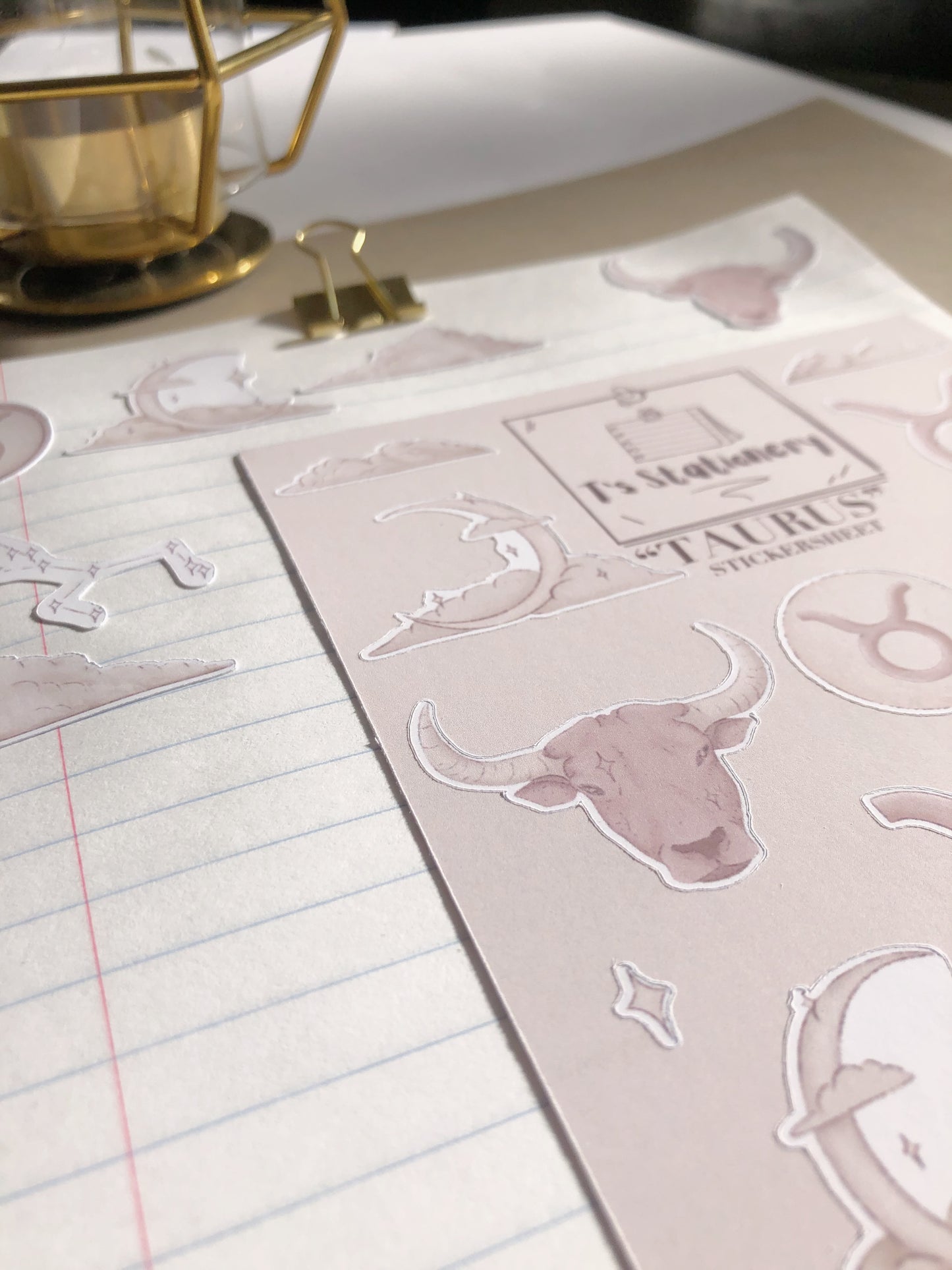 "Taurus" Sticker Sheet