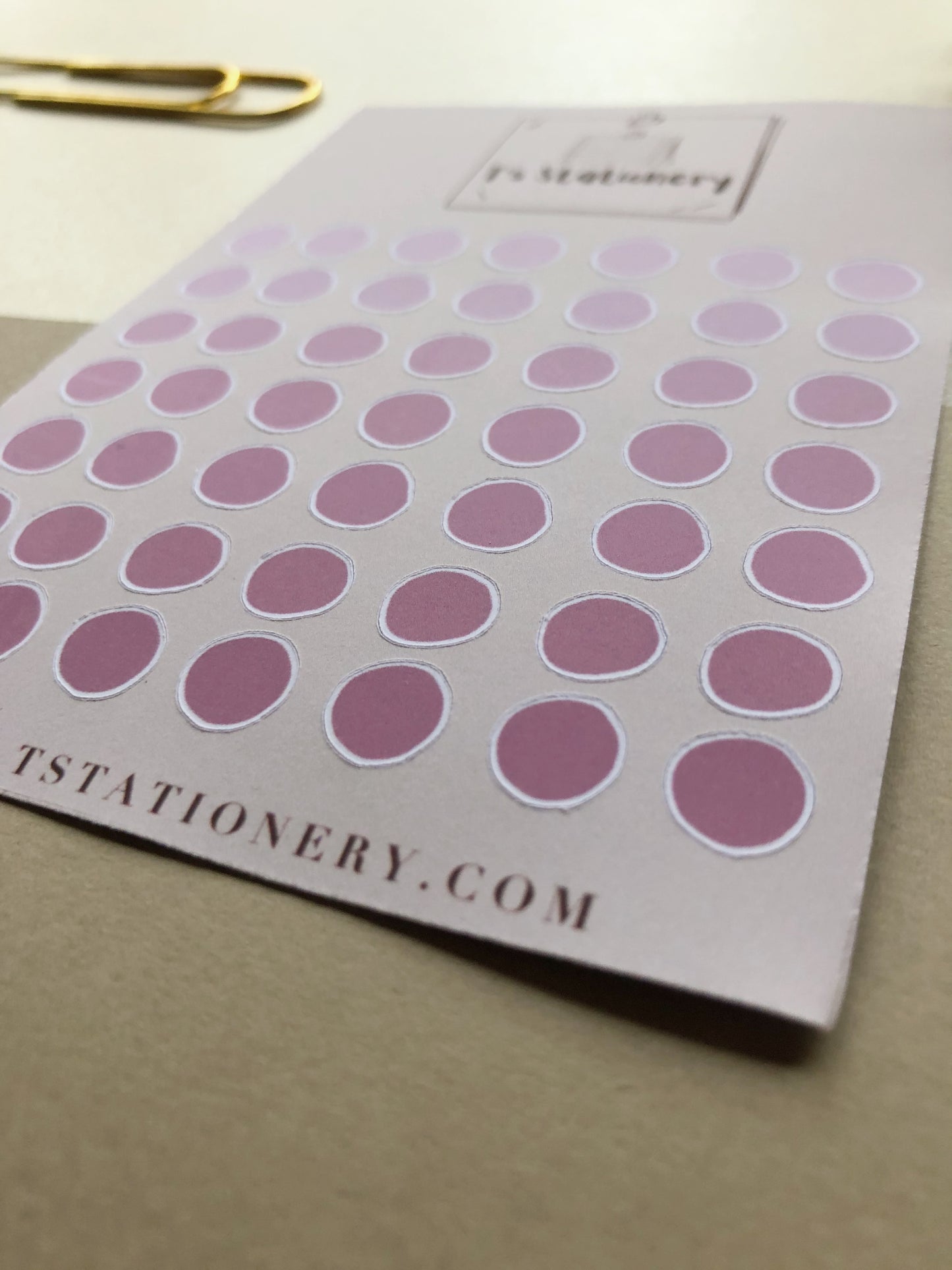 "Pastel Pink Dots"