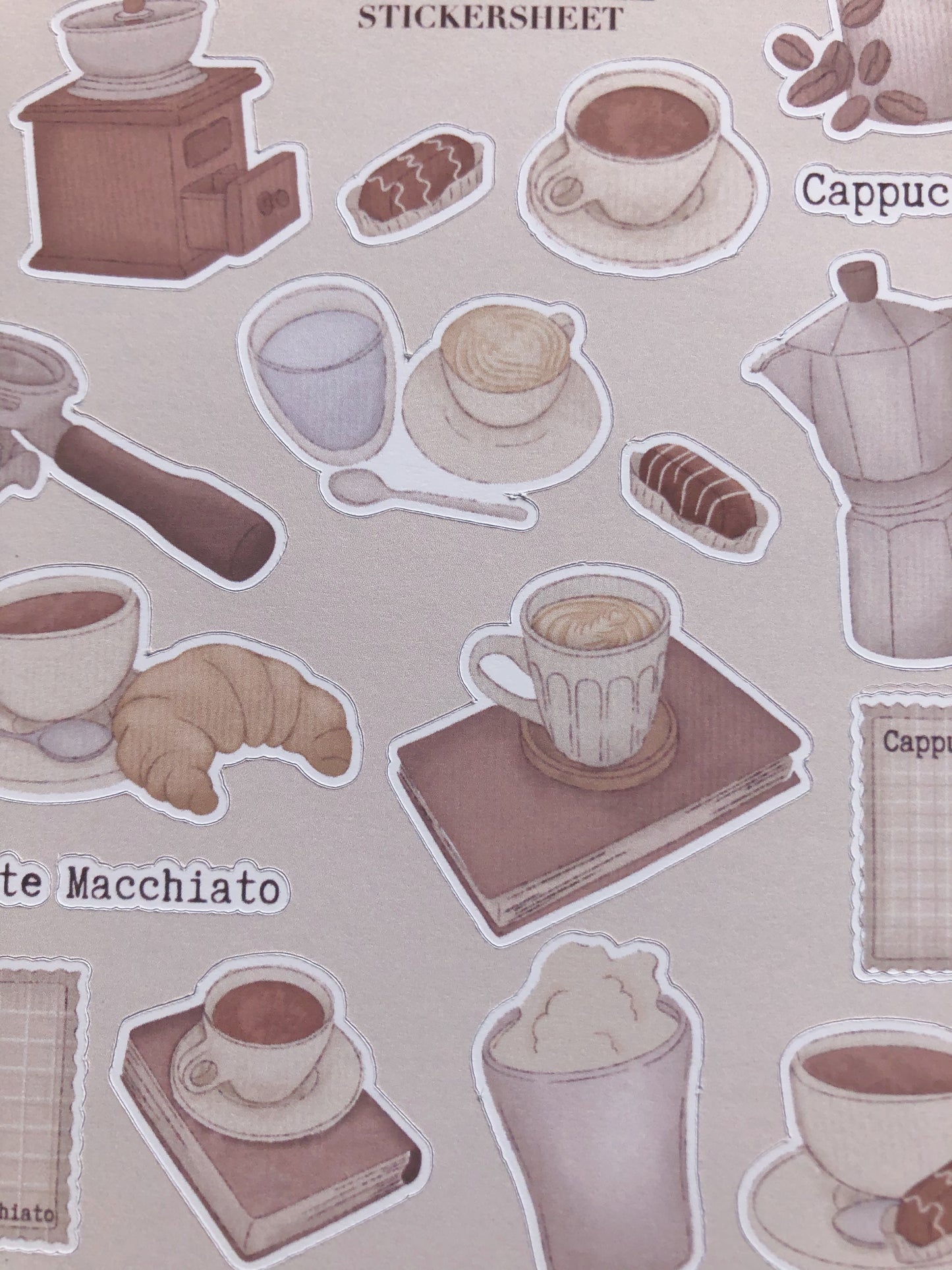 "Coffee"  Sticker Sheet