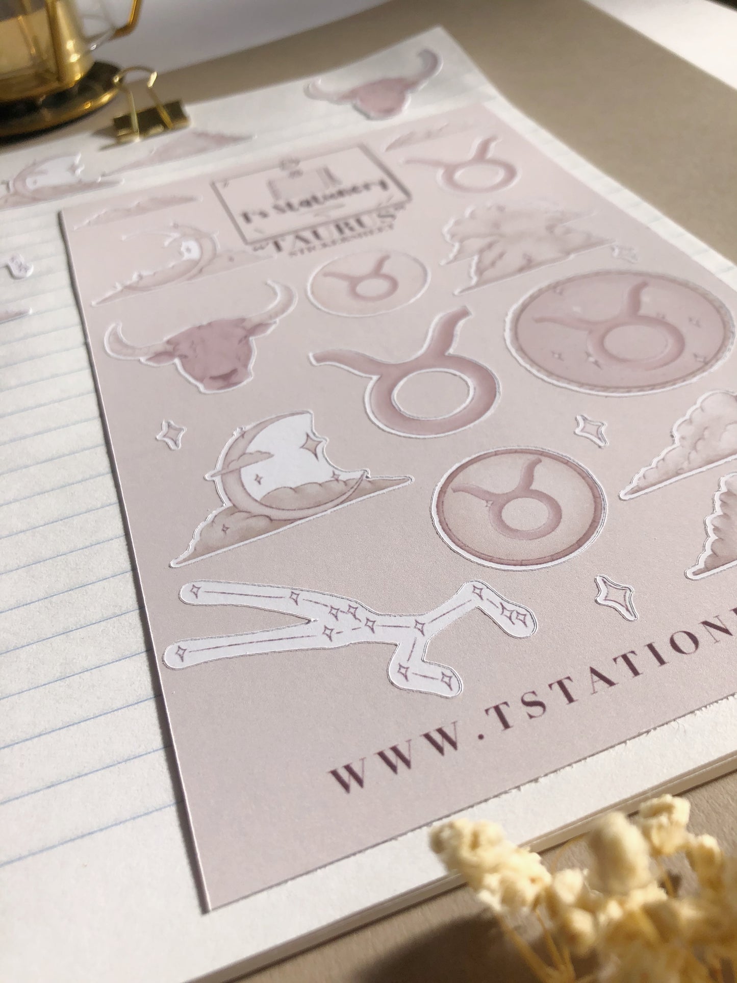 "Taurus" Sticker Sheet