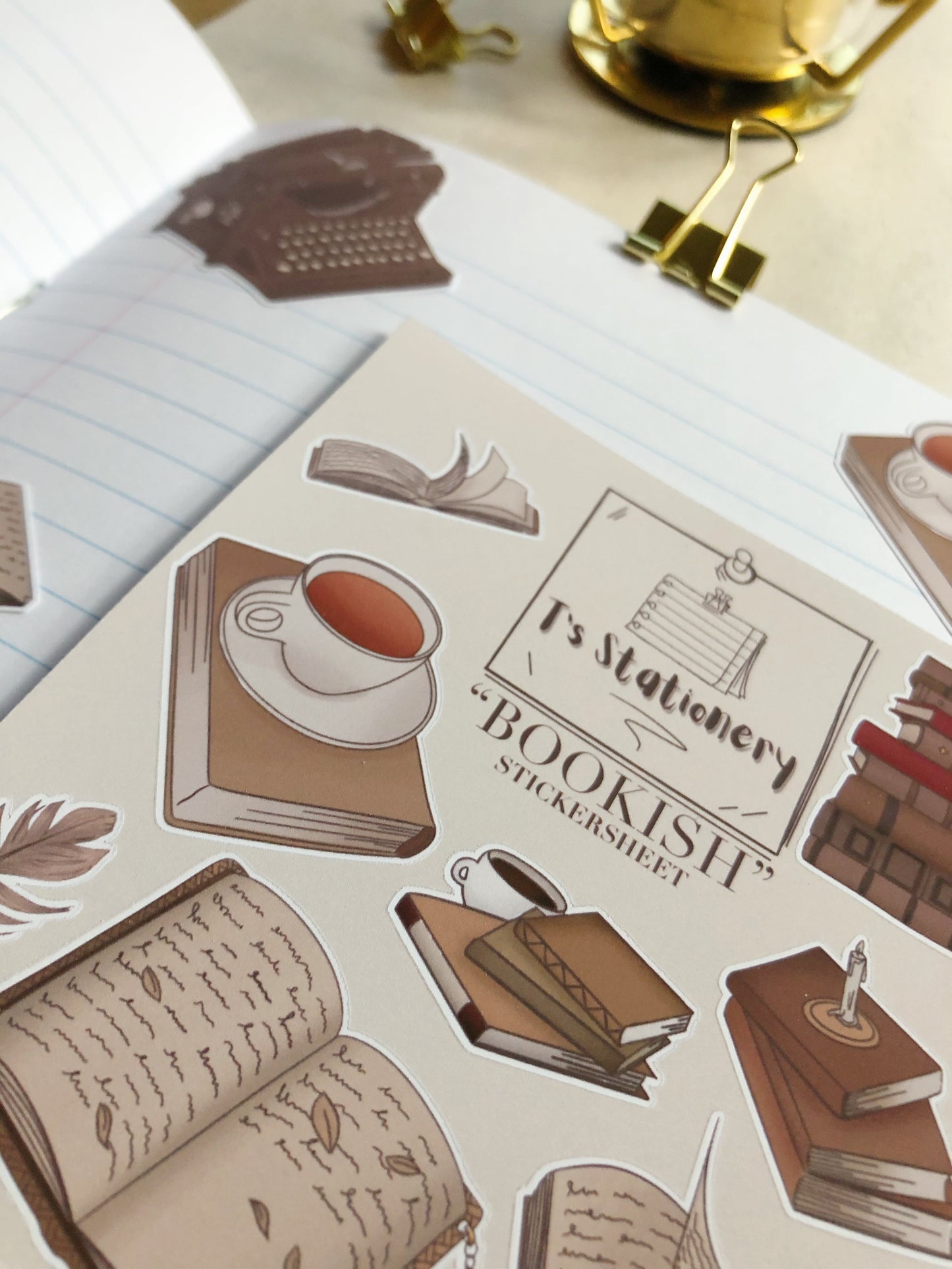 "Bookish" Sticker Sheet