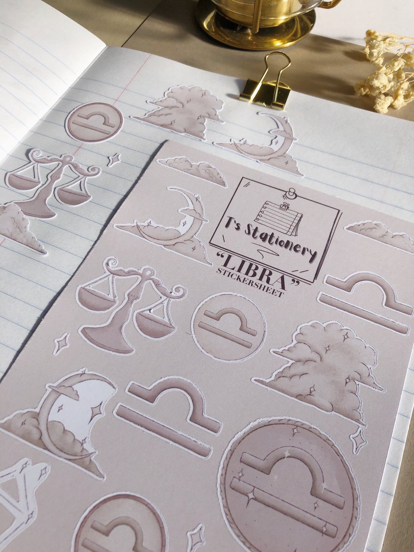 "Libra" Sticker Sheet