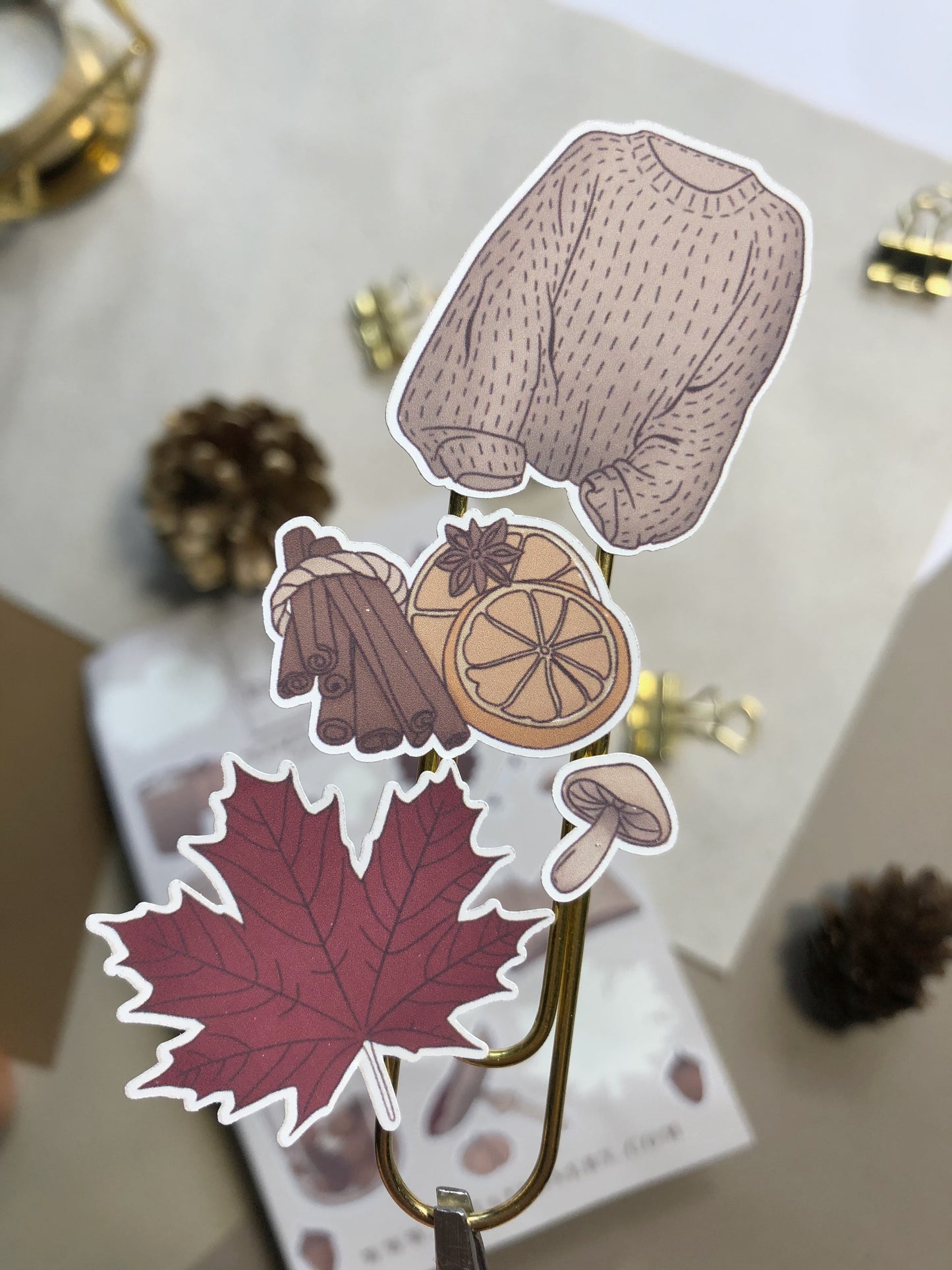 "Cozy Fall"  Sticker Sheet