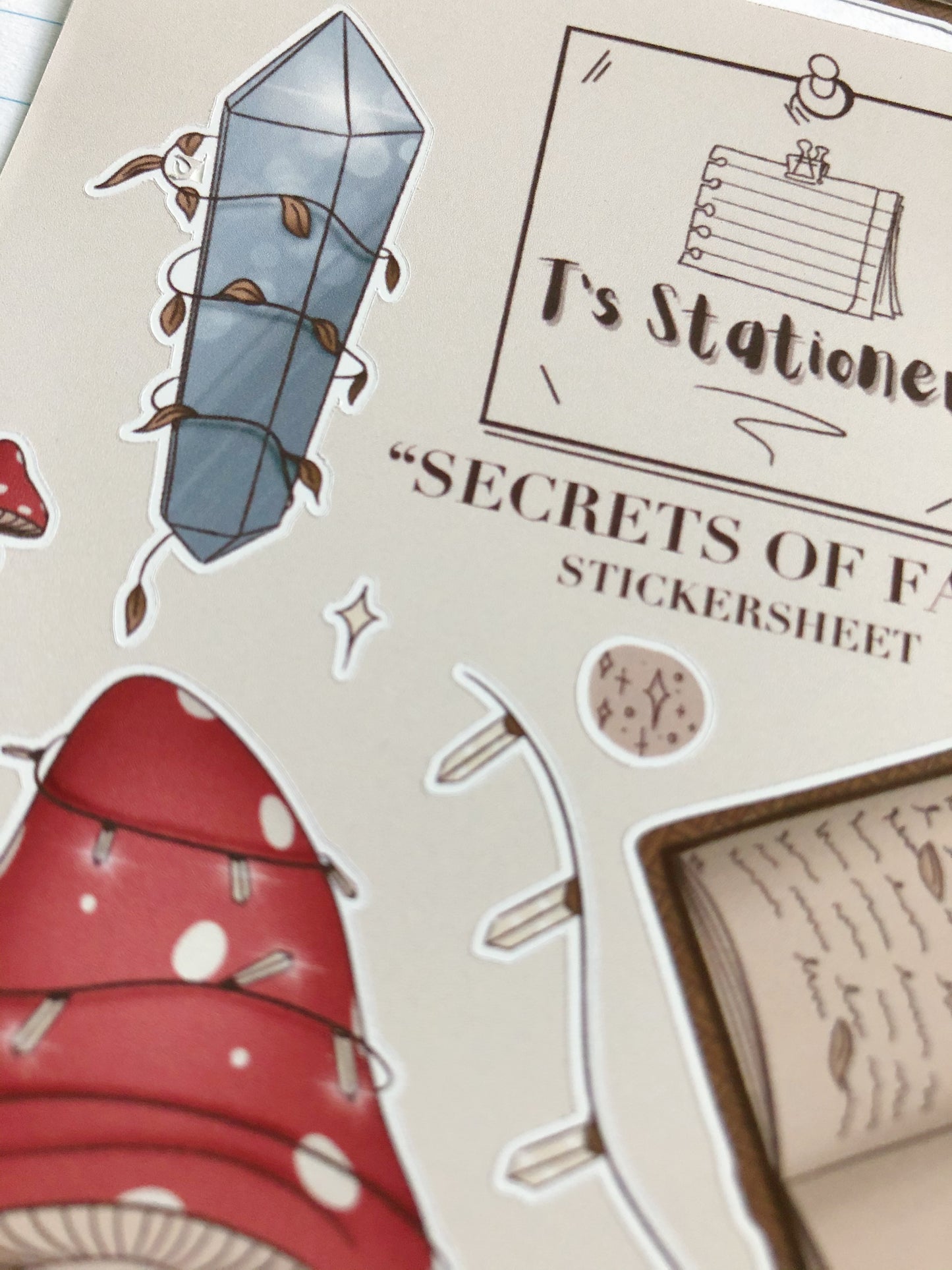 "Secrets Of Fall" Sticker Sheet