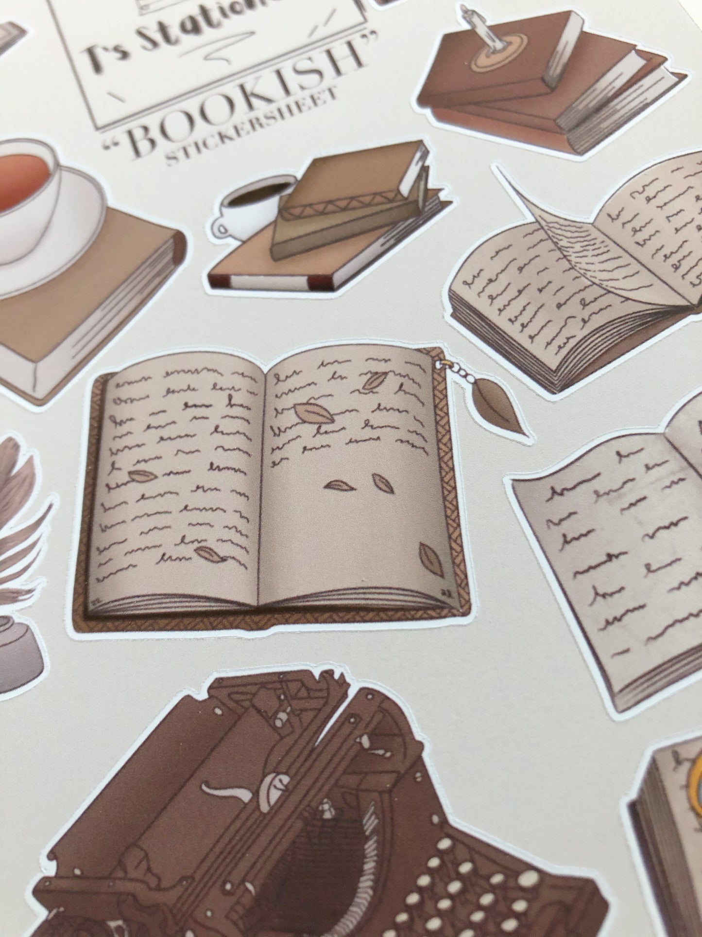 "Bookish" Sticker Sheet