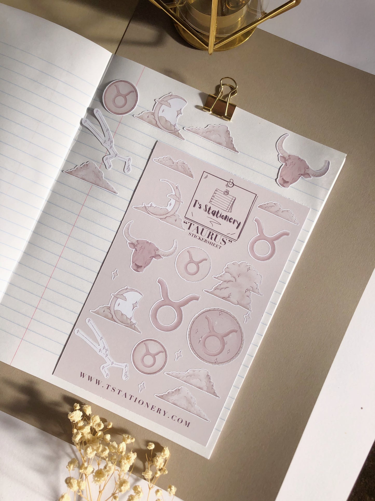 "Taurus" Sticker Sheet