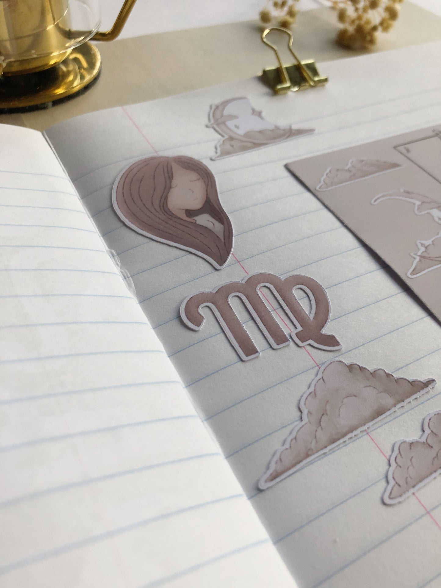 "Virgo"  Sticker Sheet