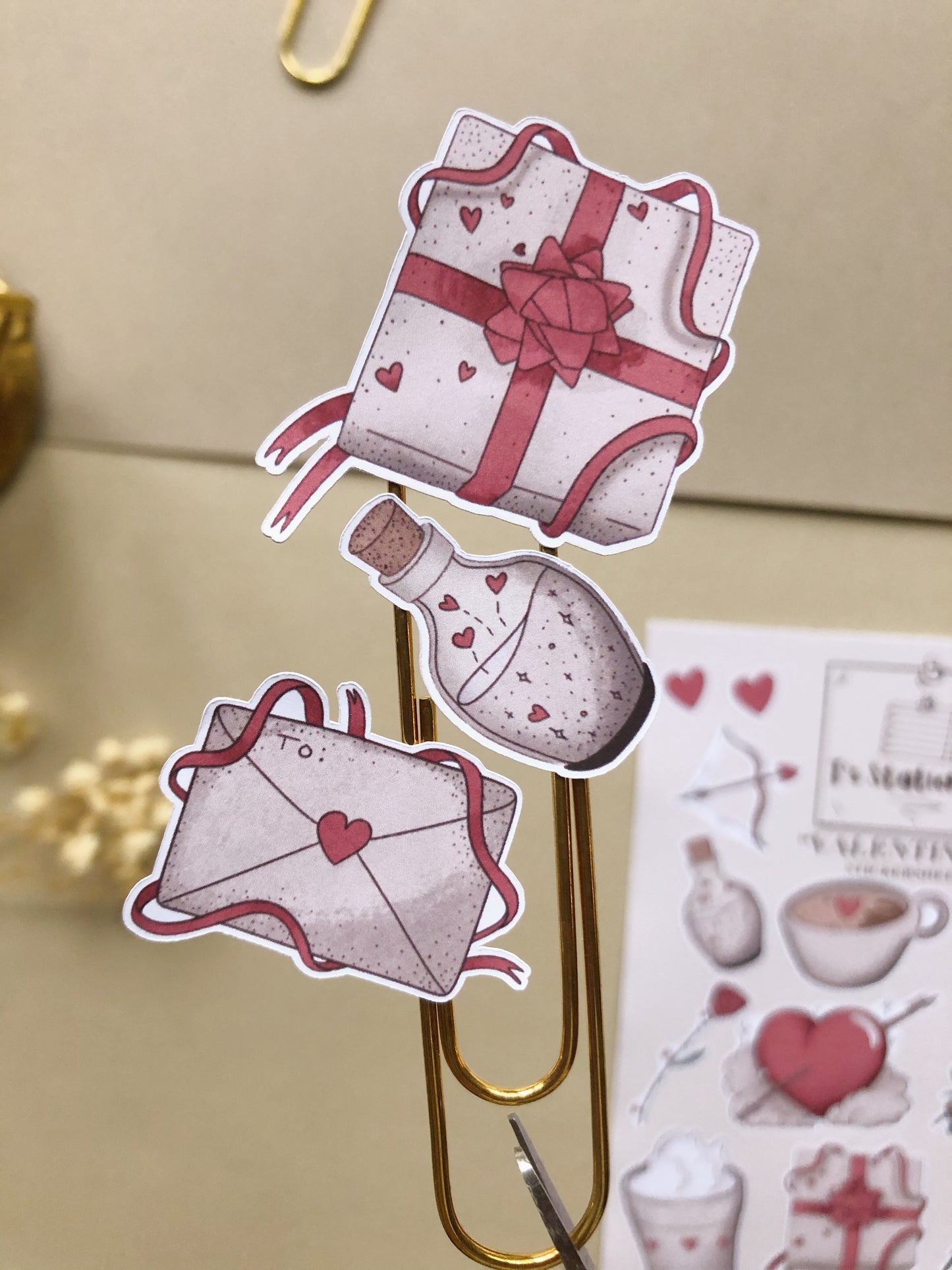 "Valentine" Sticker Sheet