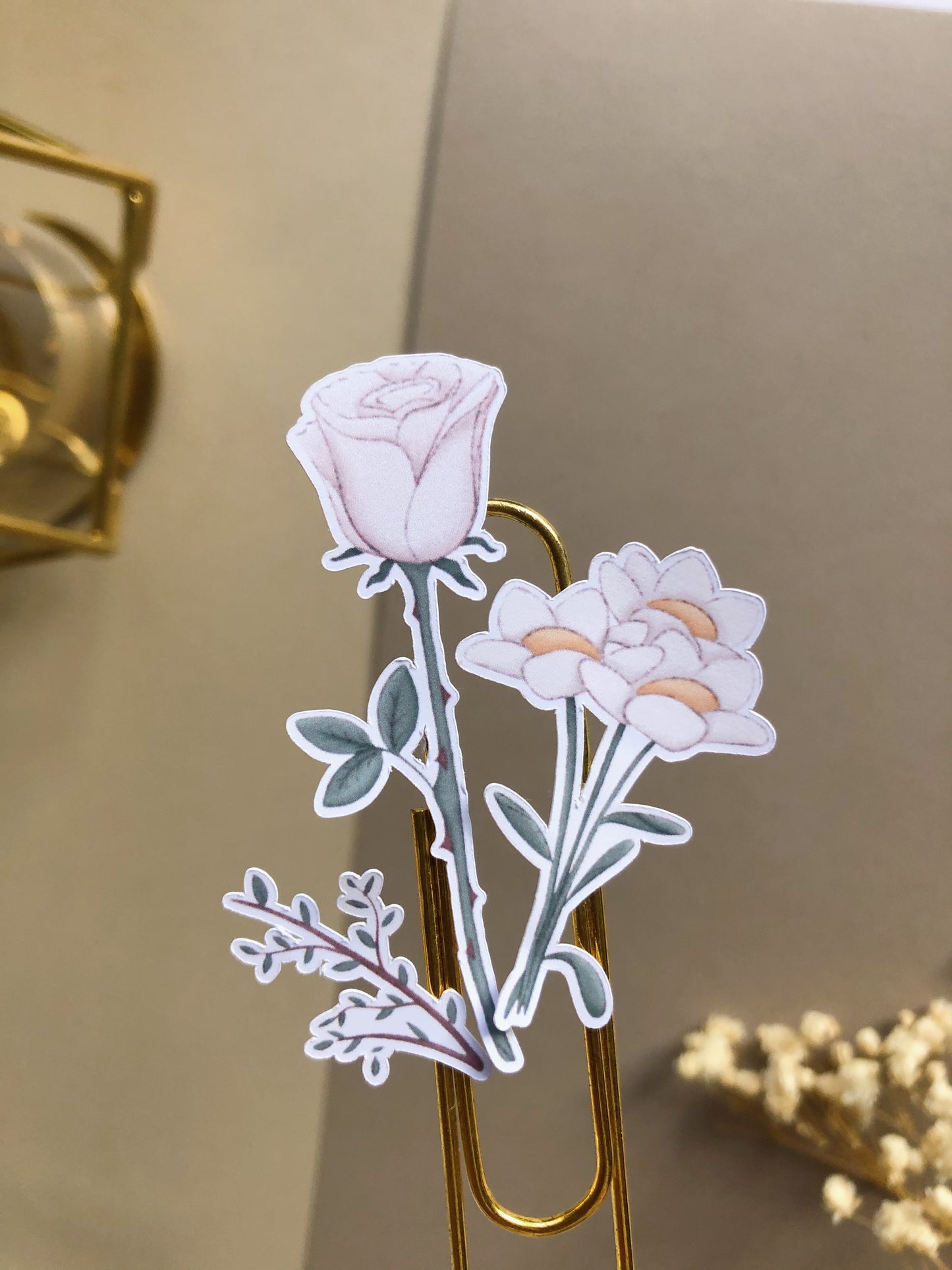 "Flowers"  Sticker Sheet