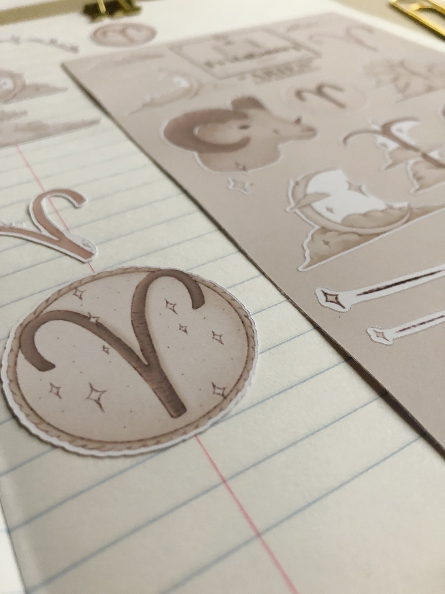 "Aries" Sticker Sheet