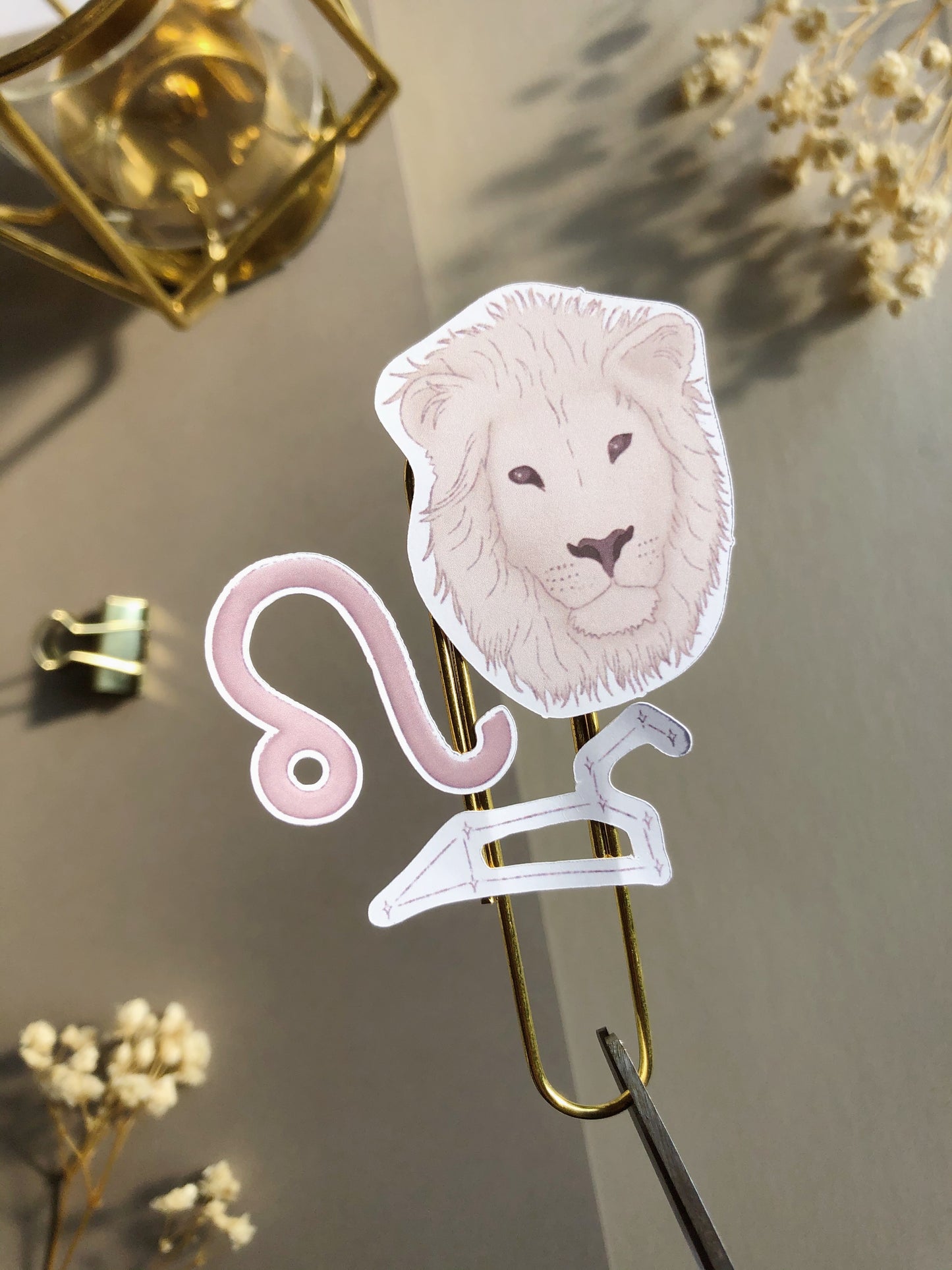 "Leo"  Sticker Sheet