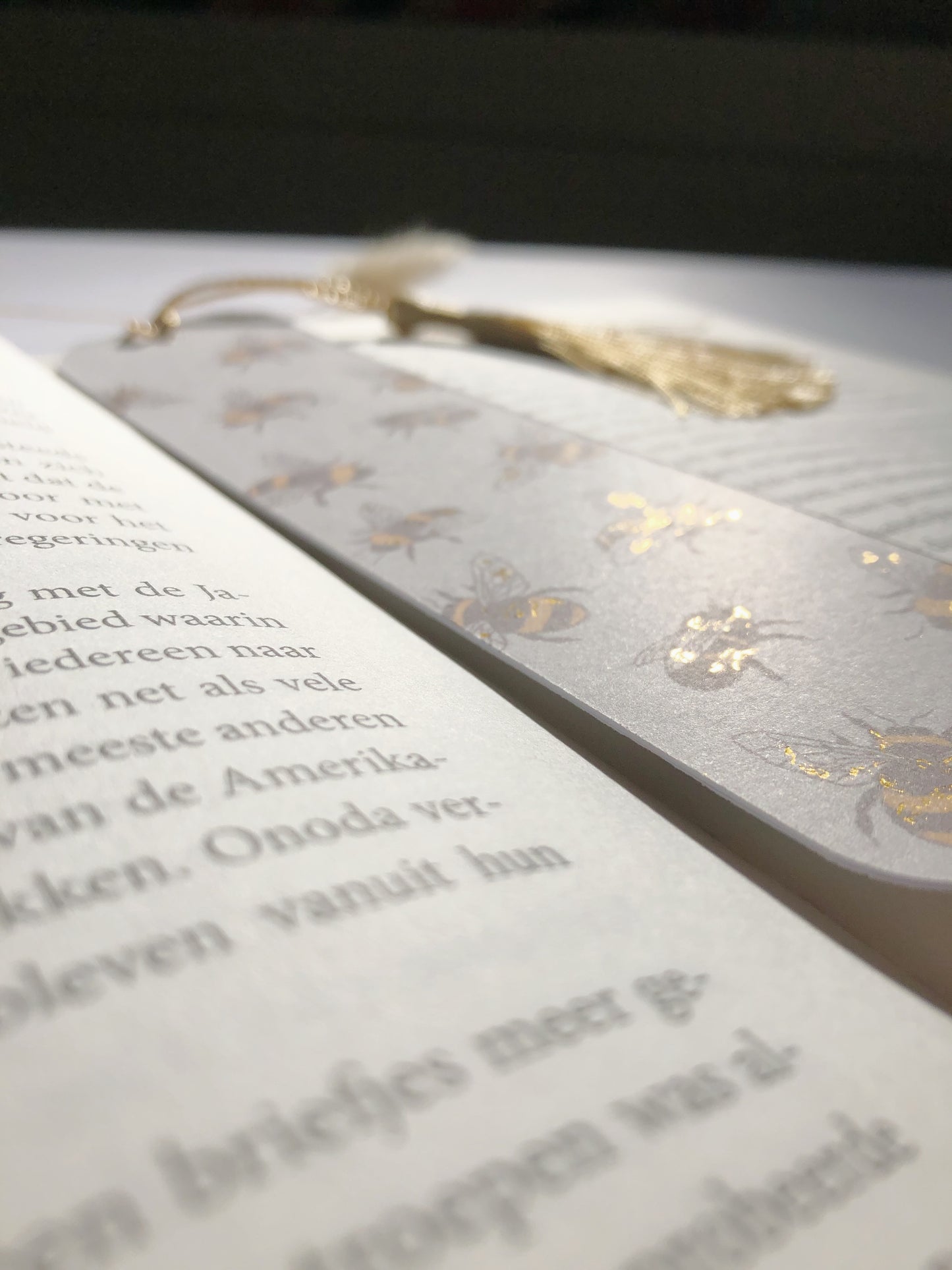 Busy Bee Bookmark (Without Gold Foil)