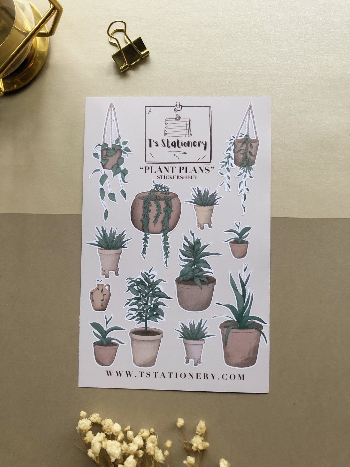 "Plant Plans" Sticker Sheet
