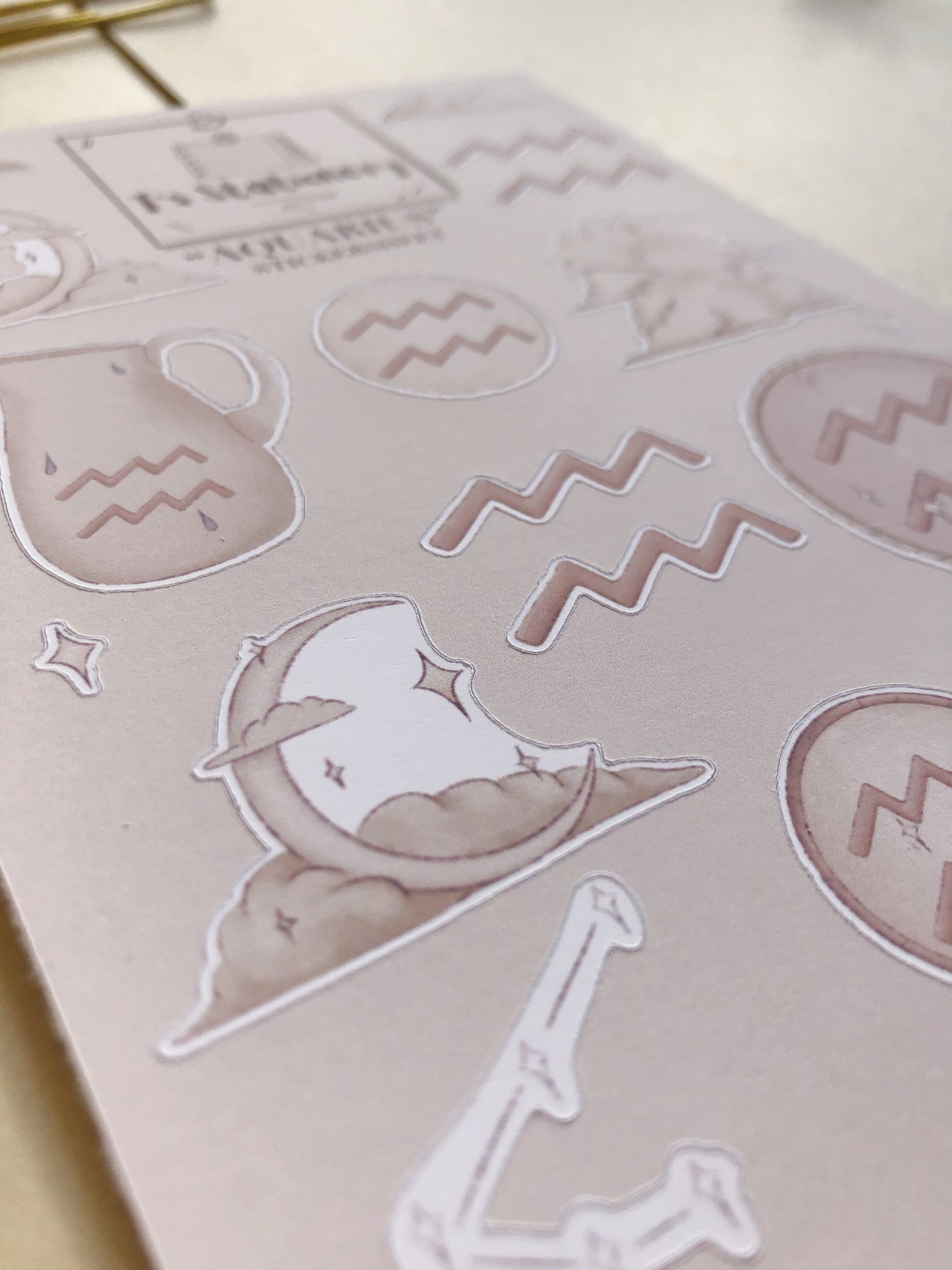 "Aquarius" Sticker Sheet