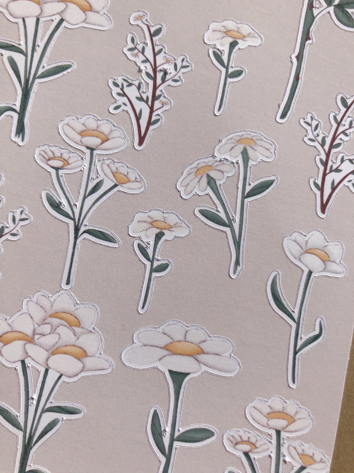 "Flowers"  Sticker Sheet