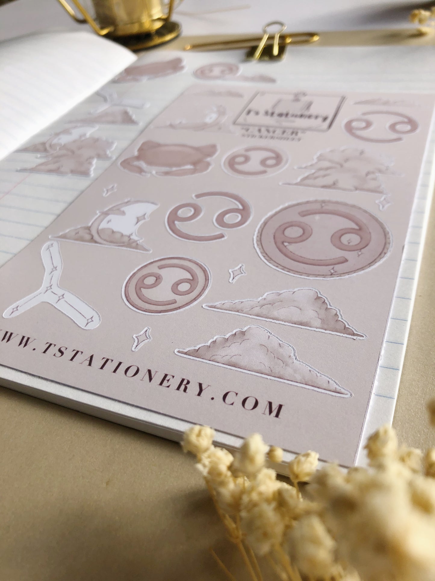 "Cancer"  Sticker Sheet